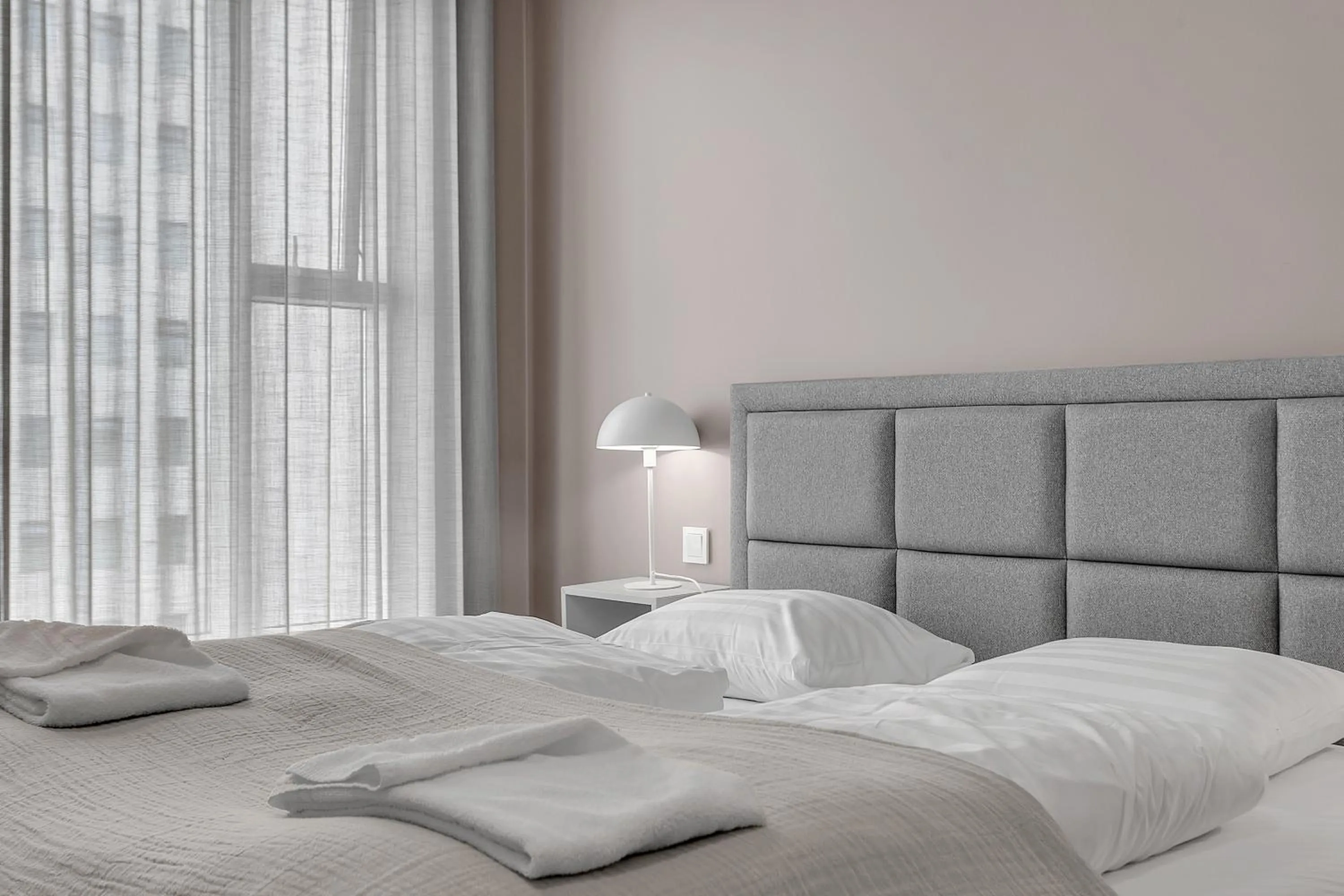 Bed in Sif Apartments by Heimaleiga