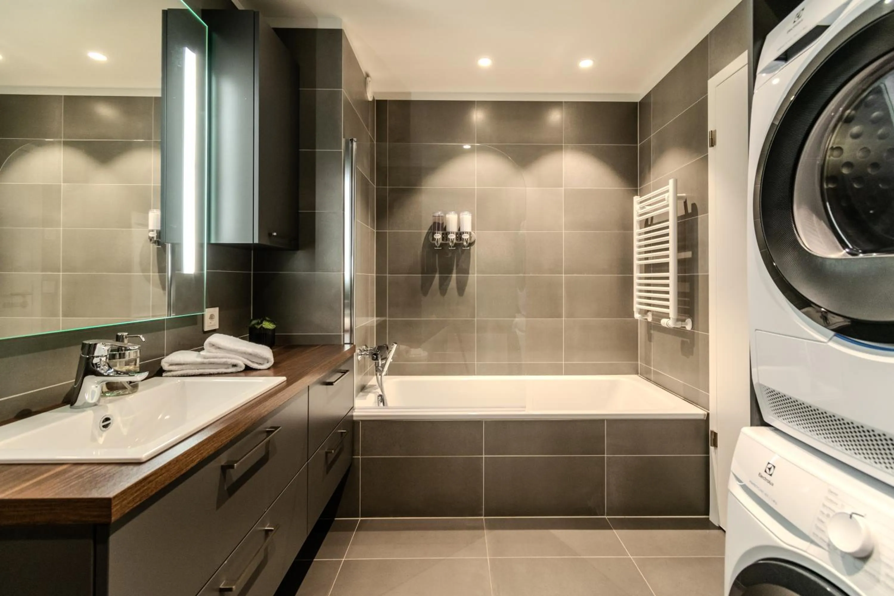 Bathroom in Sif Apartments by Heimaleiga