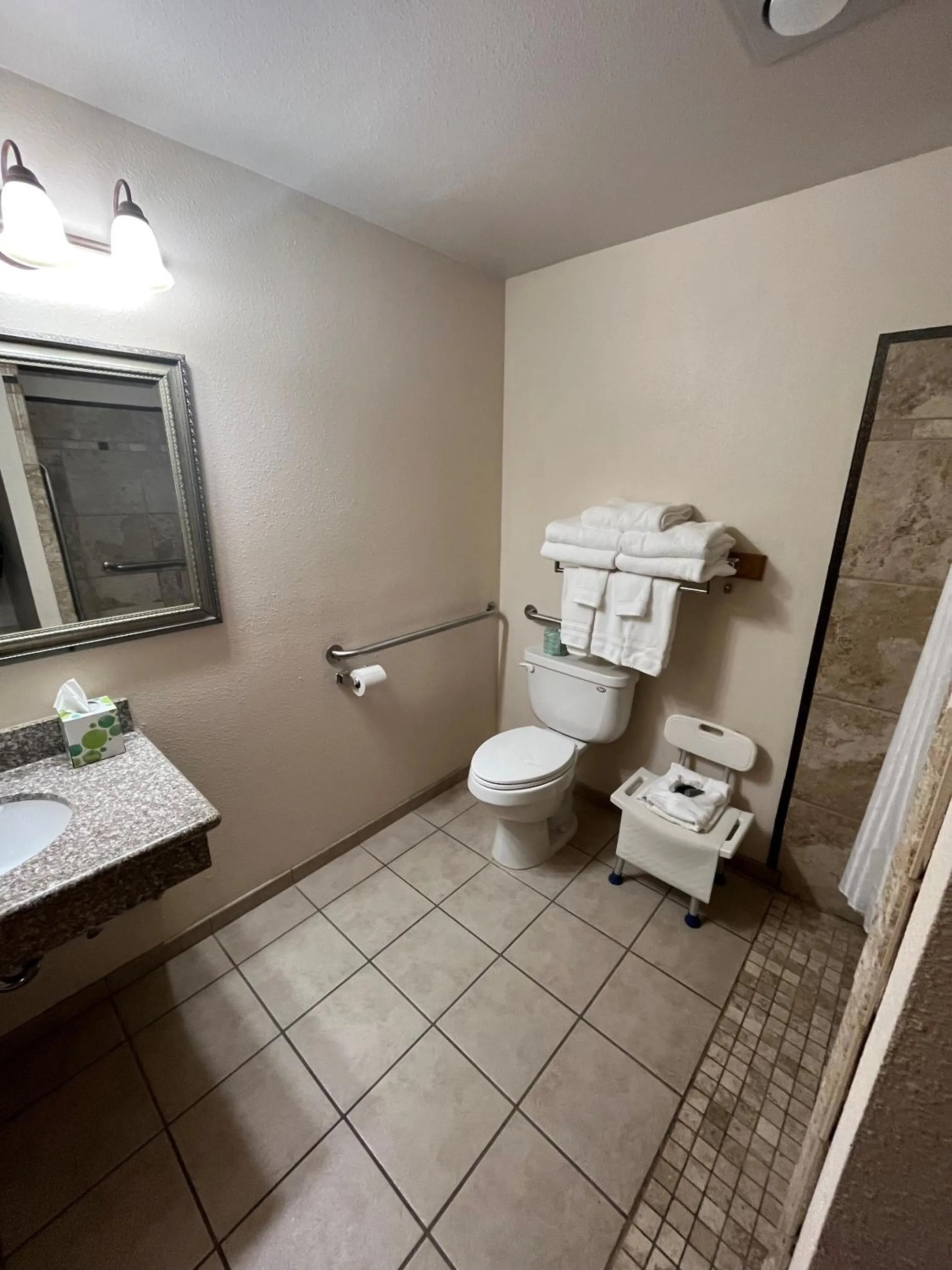 Bathroom in Seasons Motel