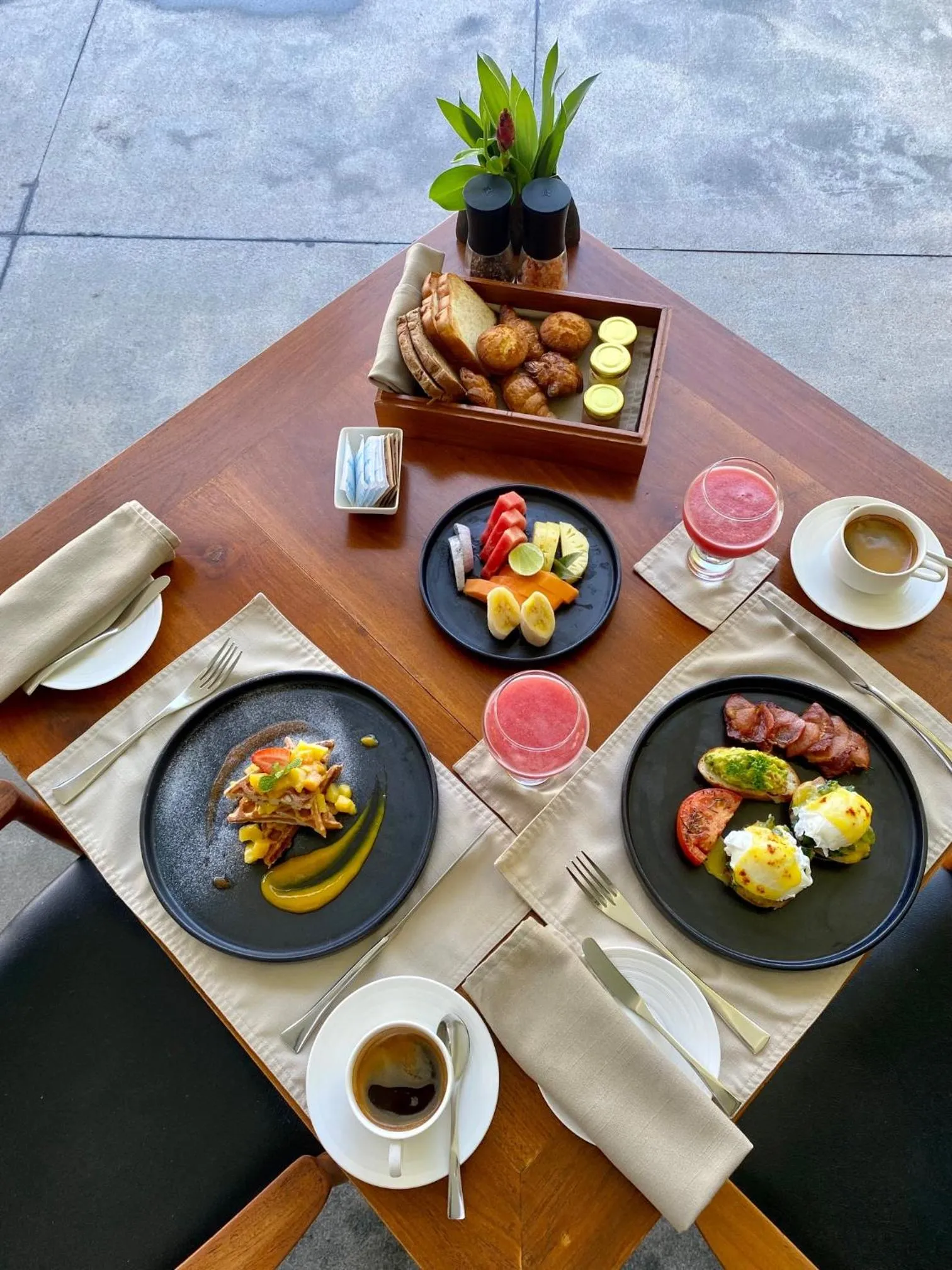 Breakfast in Haritha Villas & Spa