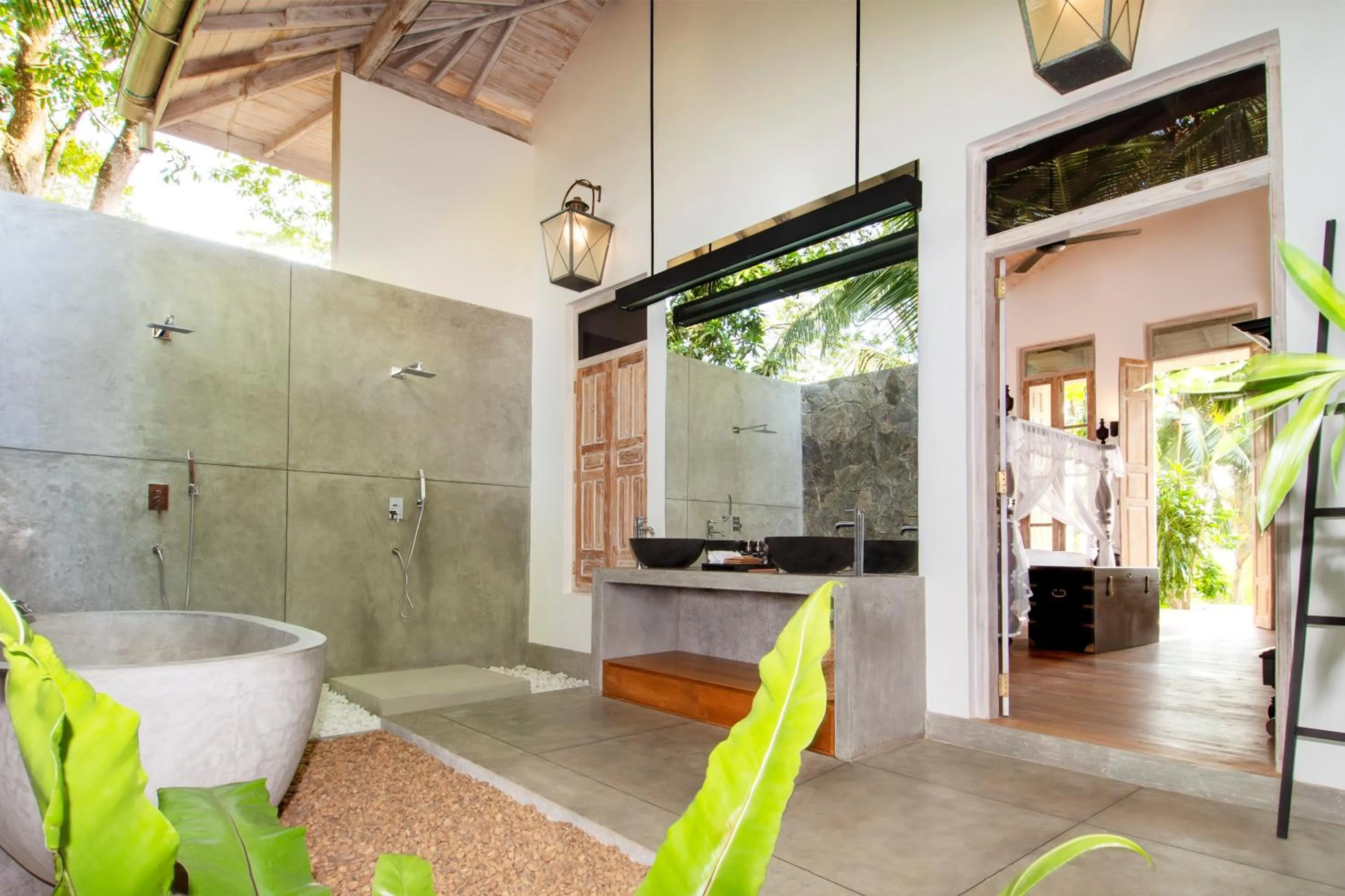Bathroom in Haritha Villas & Spa