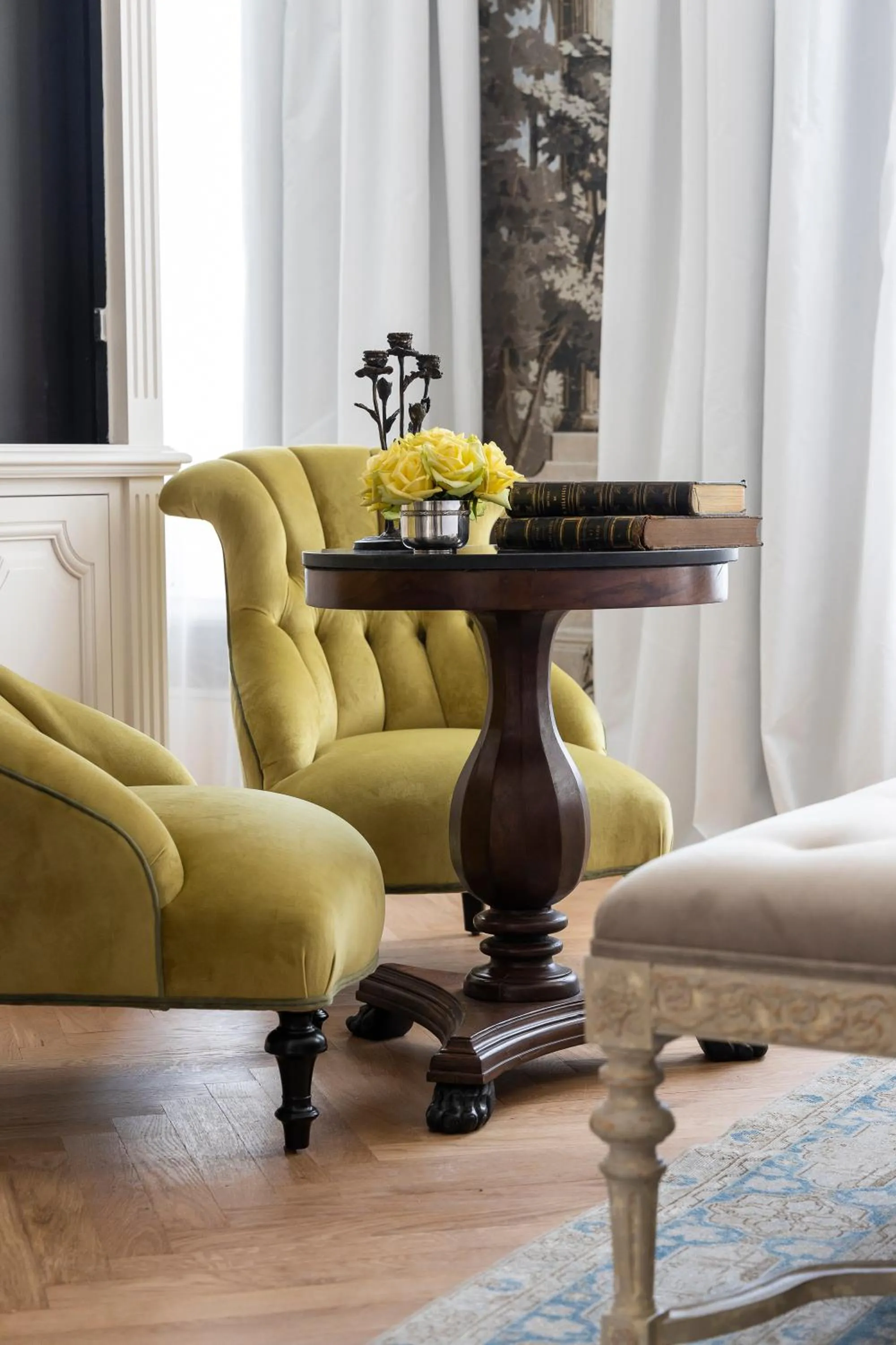 Seating area in Villa Saint-Ange