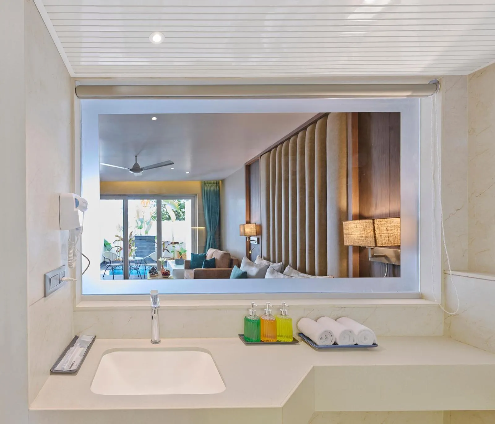 Photo of the whole room, Bed in Shivsagar Resort & Spa