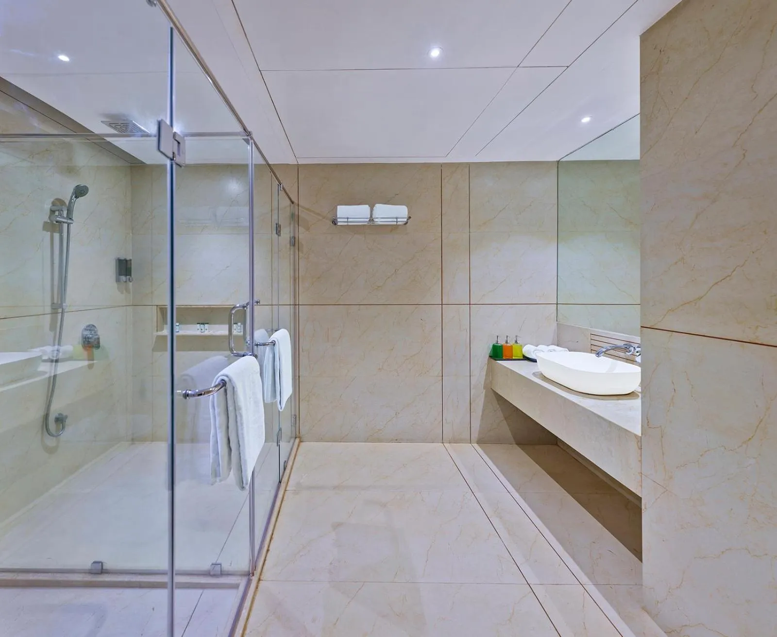 Shower in Shivsagar Resort & Spa