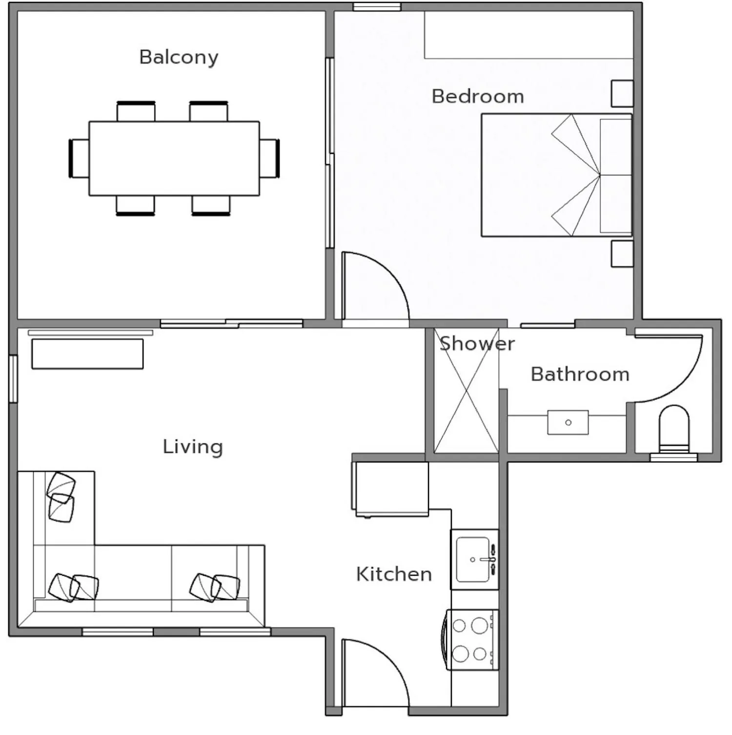 Floor plan in Seclude Rainforest Retreat