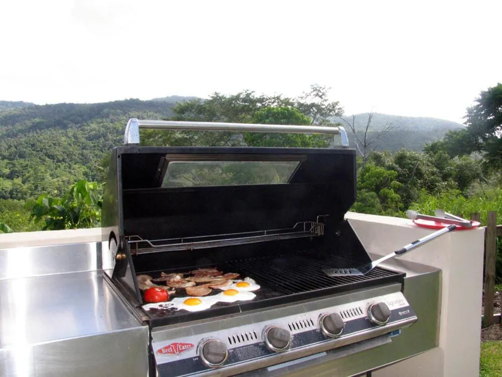BBQ facilities in Seclude Rainforest Retreat