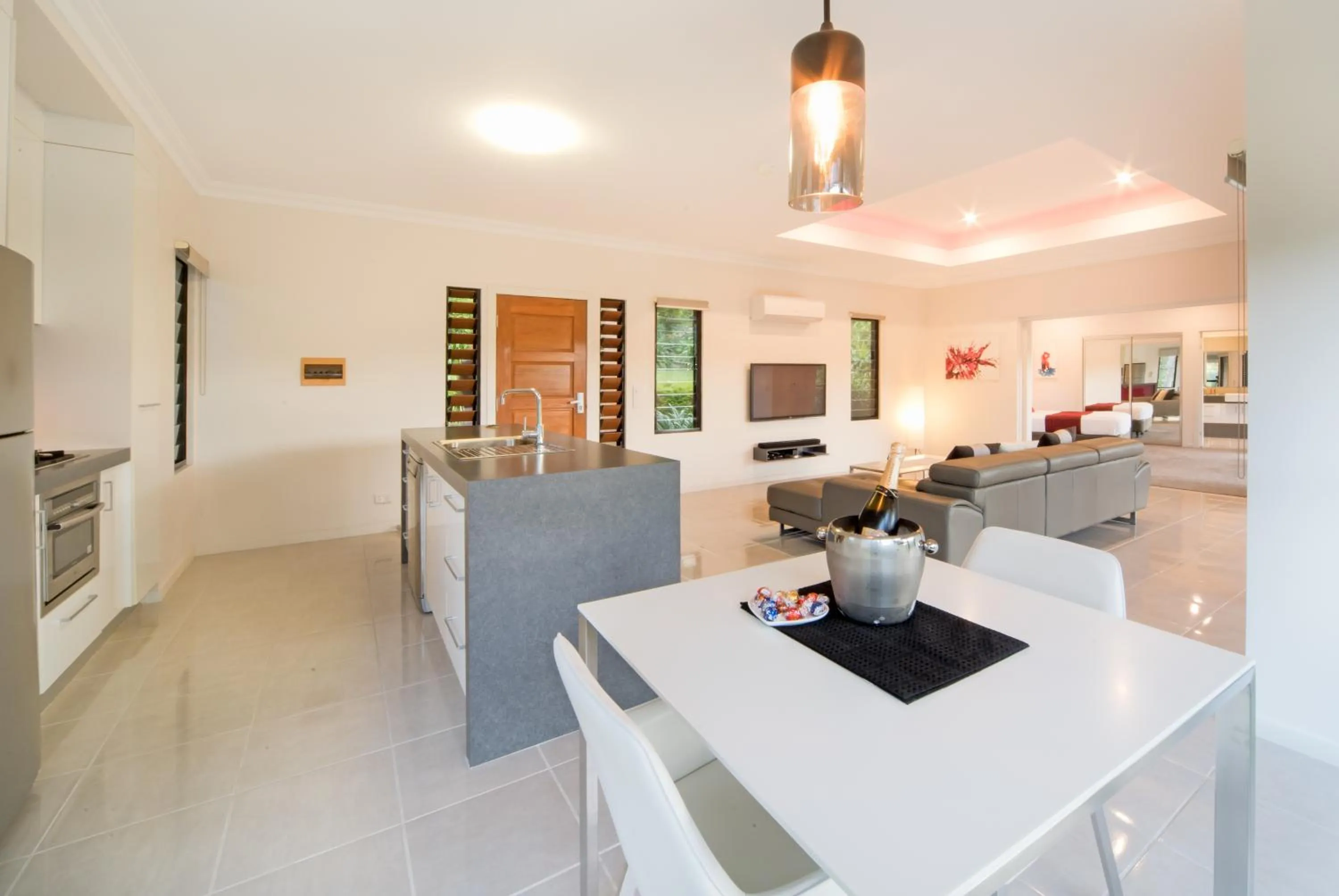 Dining area in Seclude Rainforest Retreat