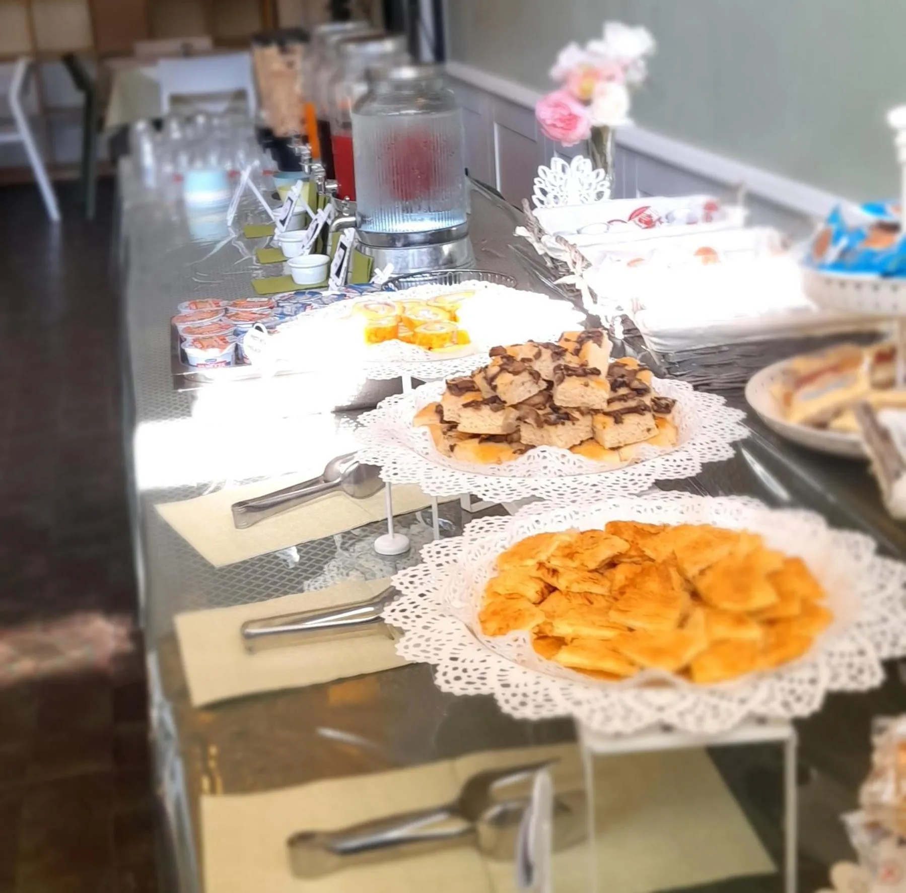 Continental breakfast in Hotel Maddalena