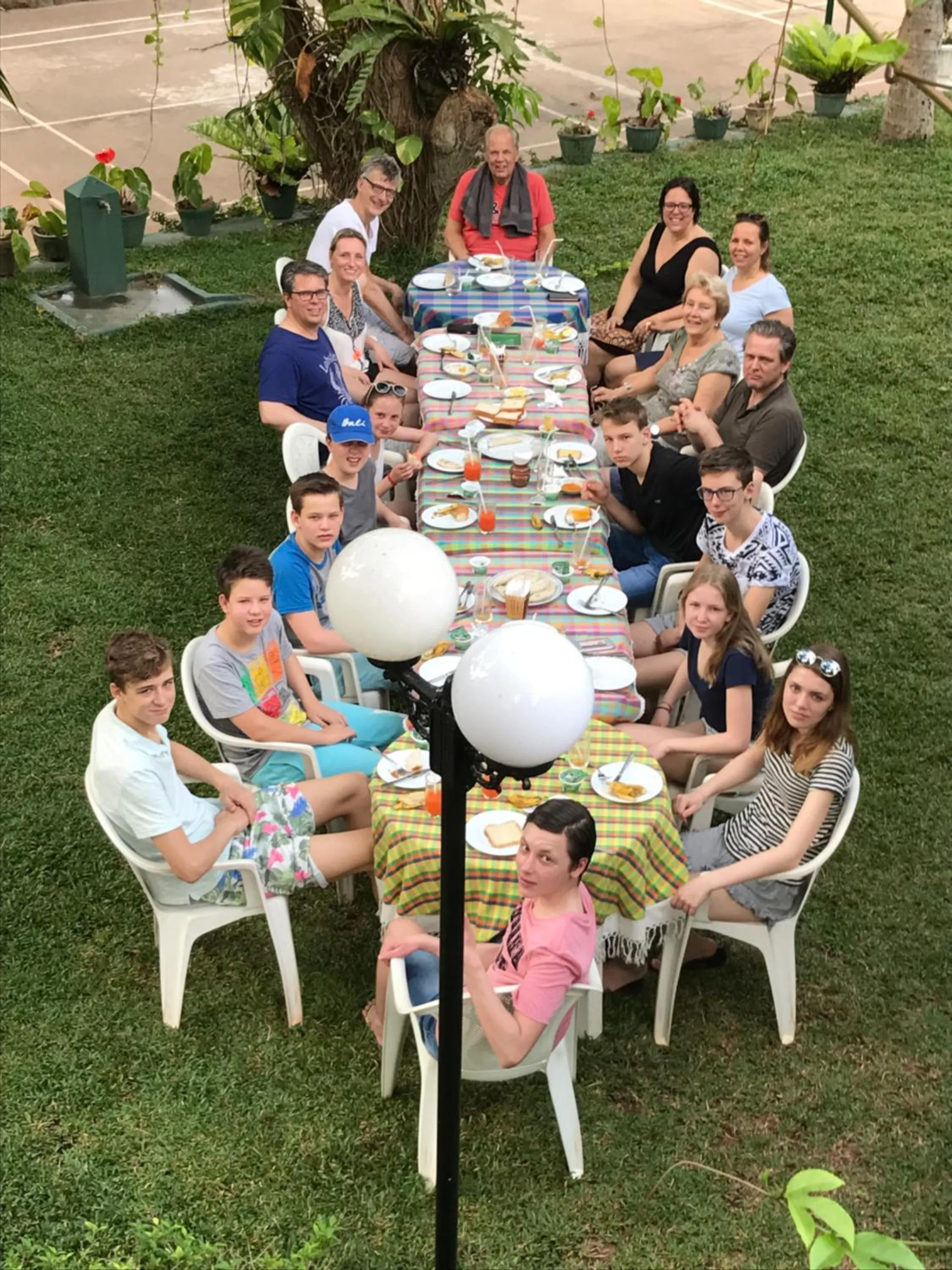 Garden in Villa Shade