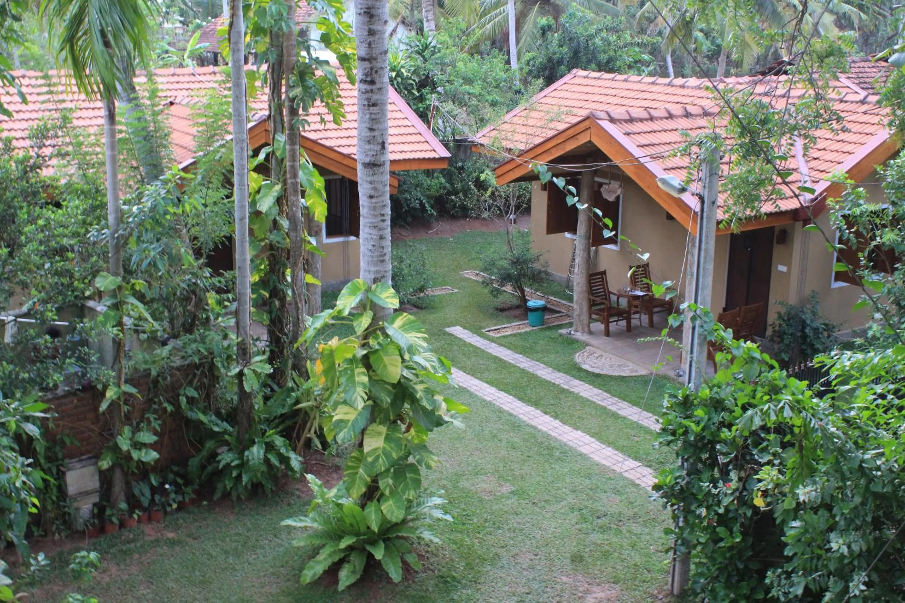 Garden in Villa Shade