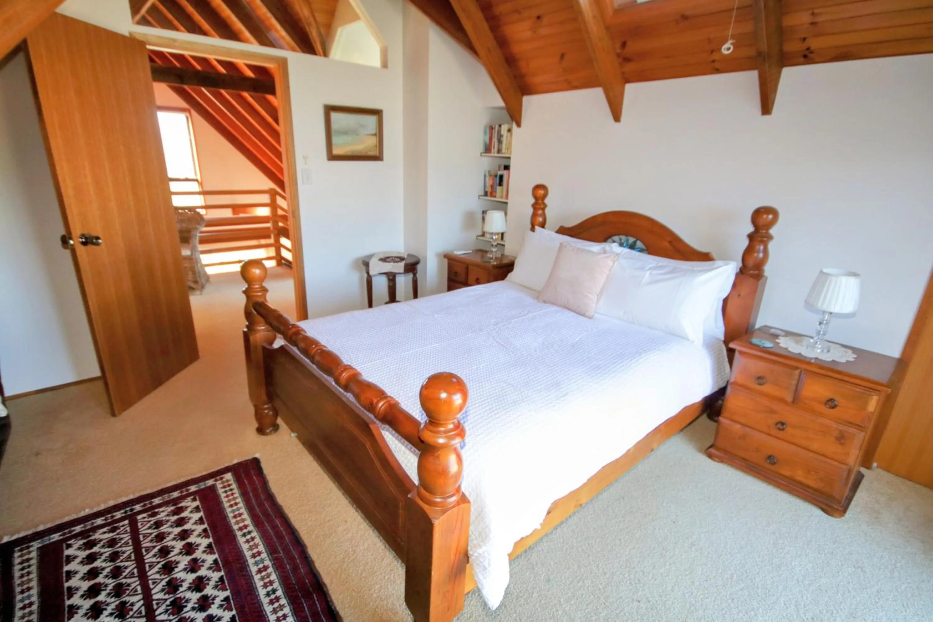 Bed in Clarendon Forest Retreat