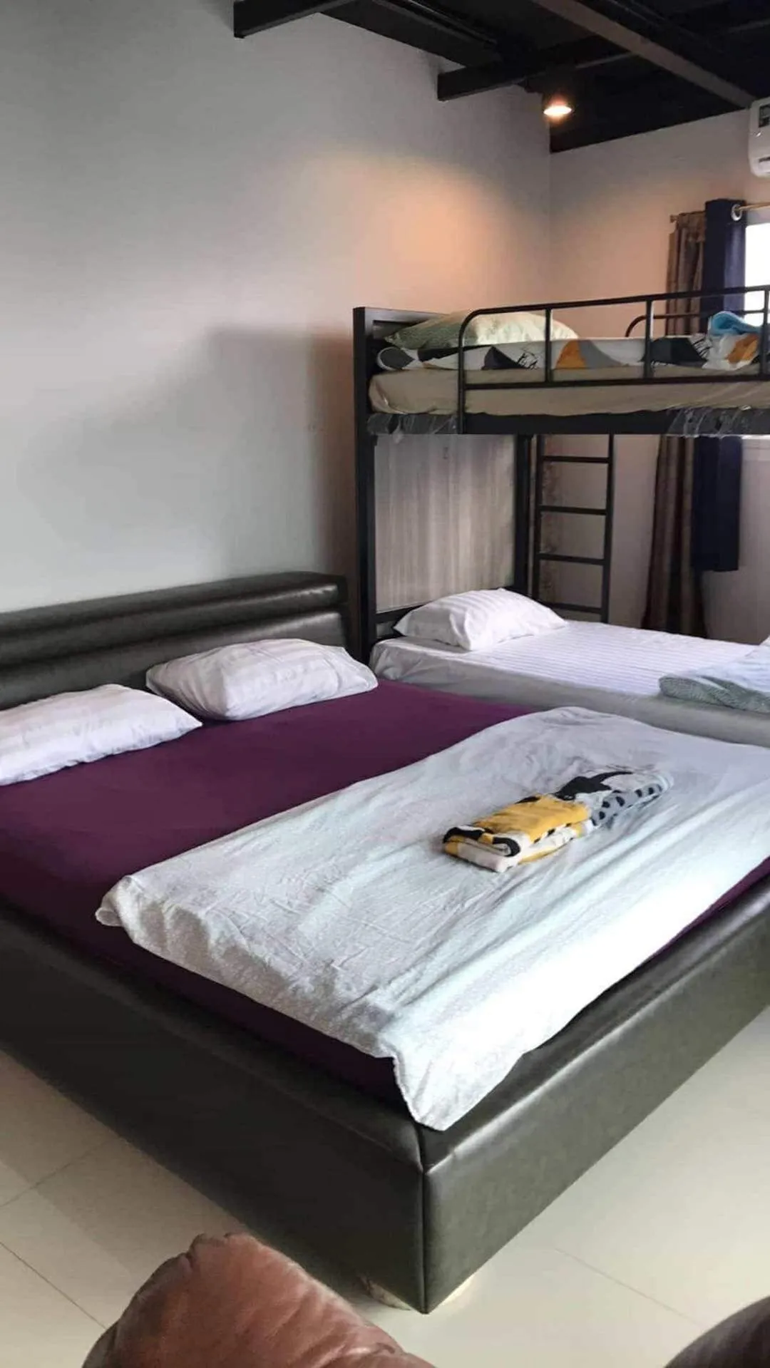 Bed in Baan1668 Hometel near Chinatown One Bangkok