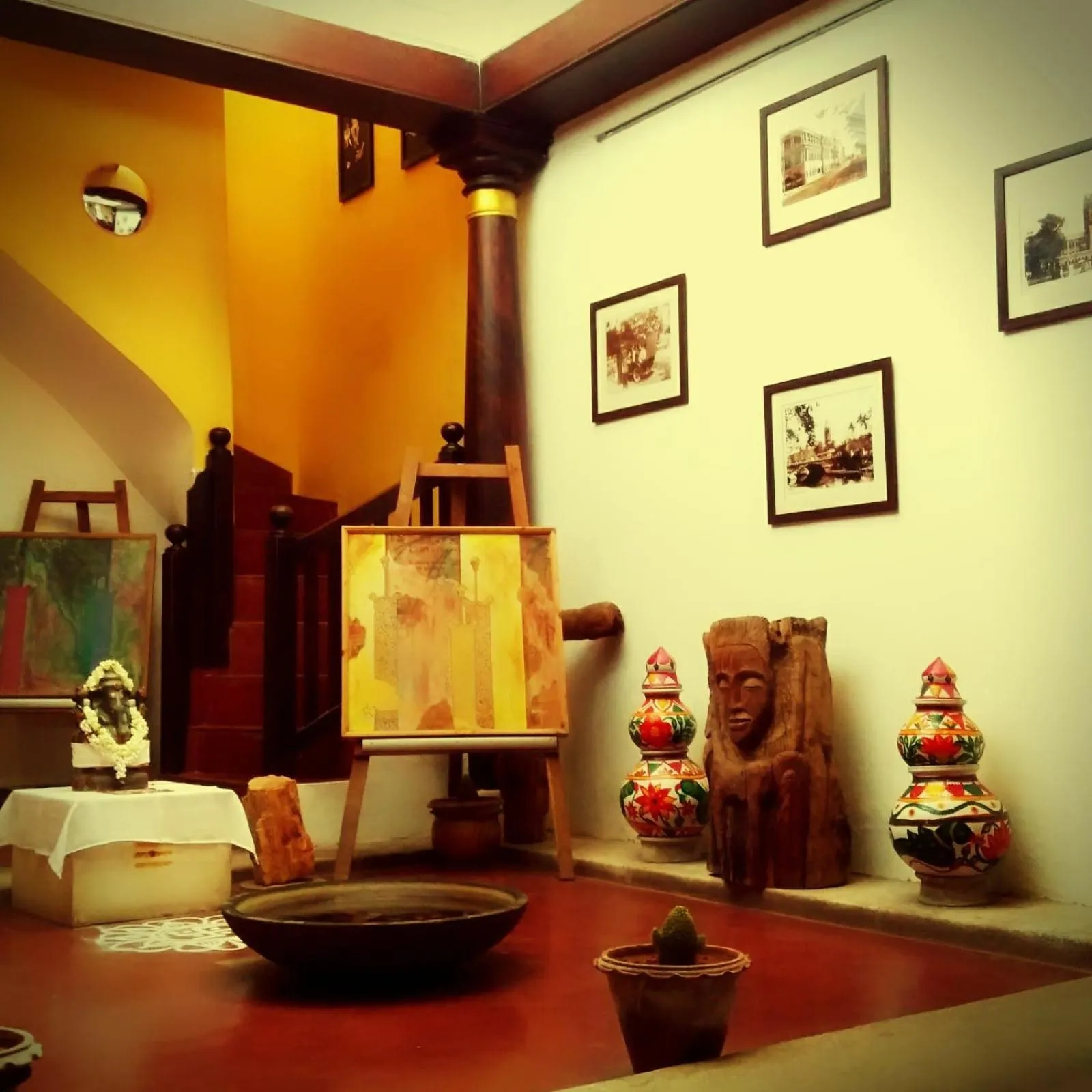 Lobby or reception in Coramandal Heritage