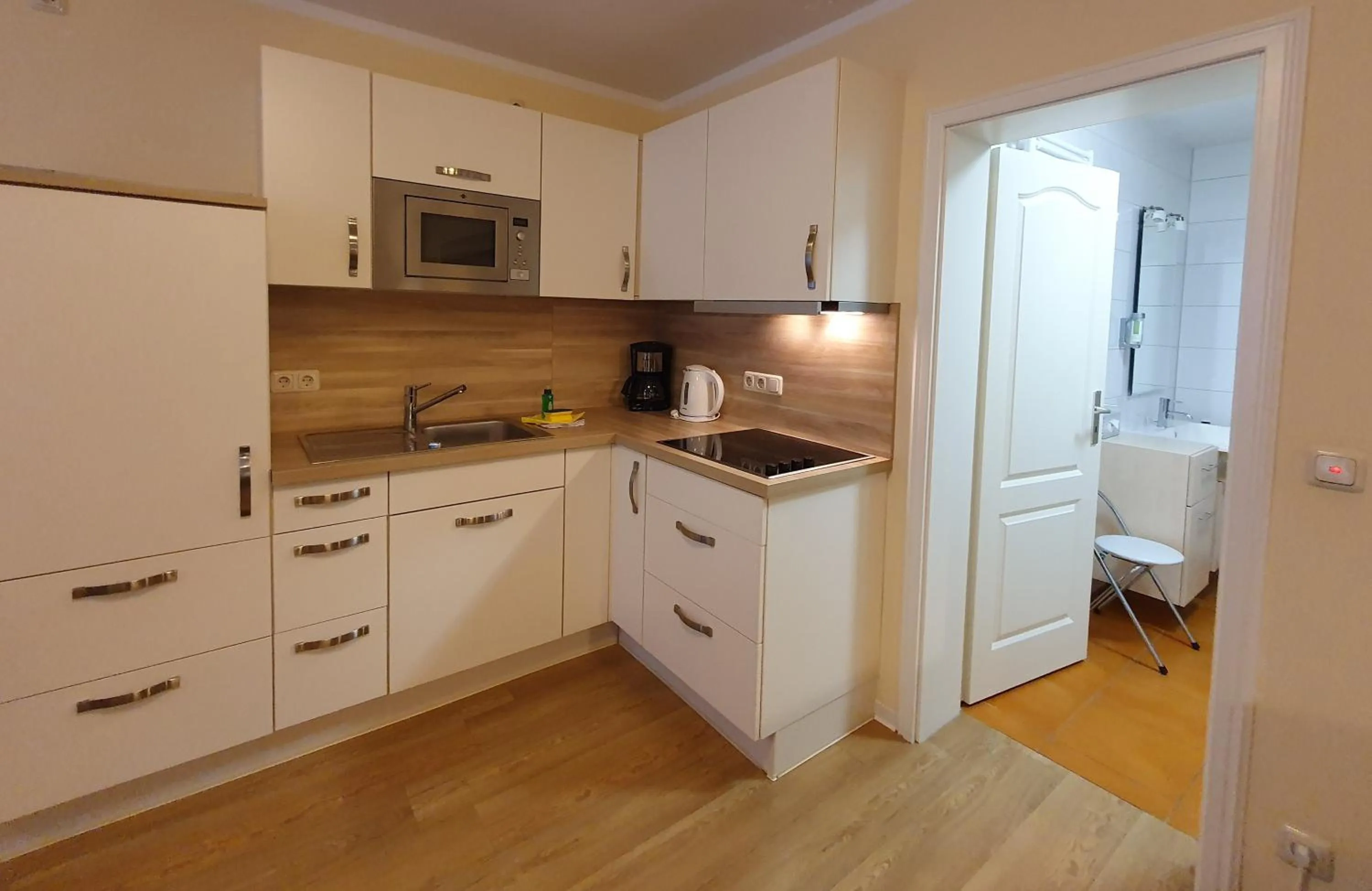 Kitchen or kitchenette in R&R Villen Baabe