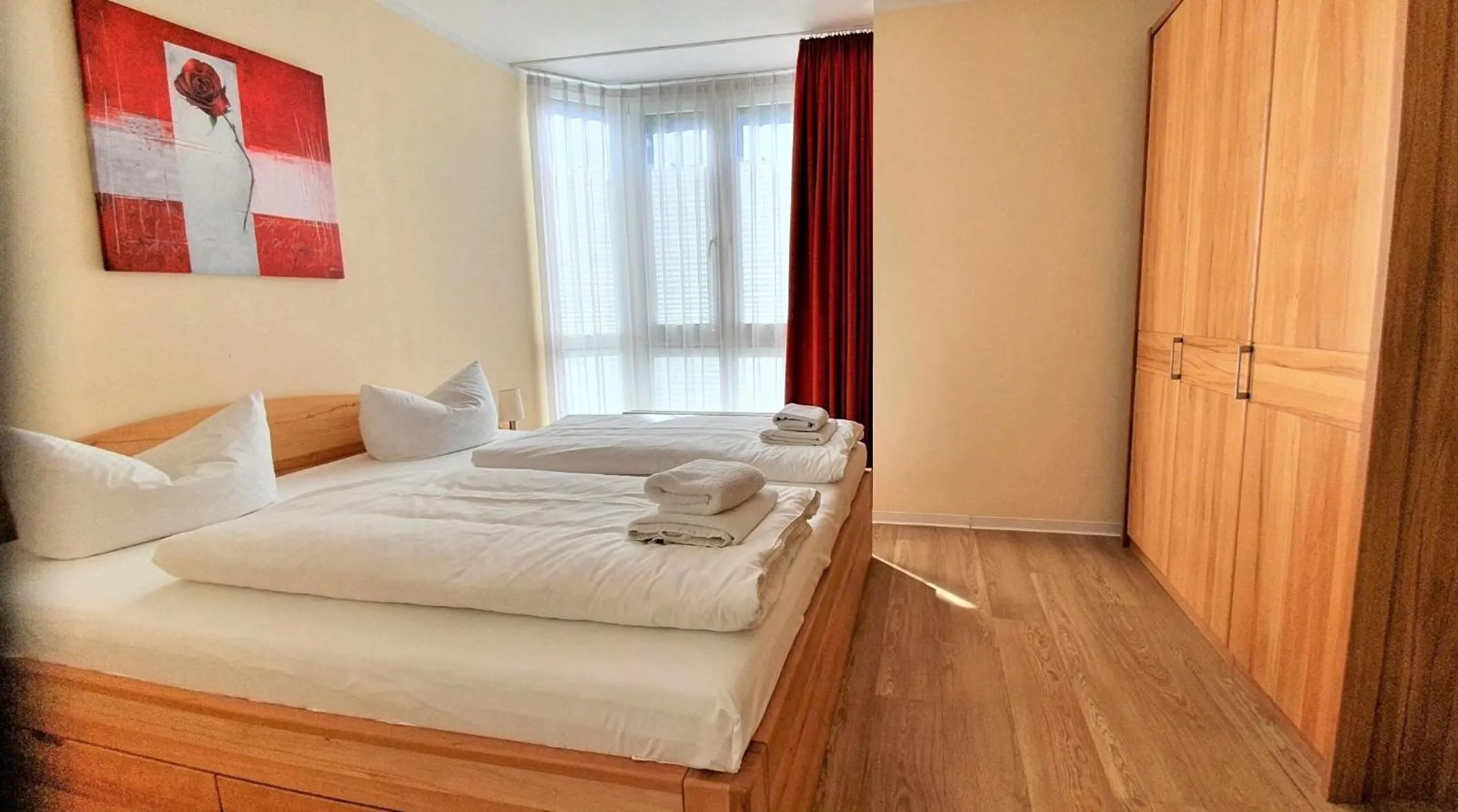 Bedroom, Bed in R&R Villen Baabe