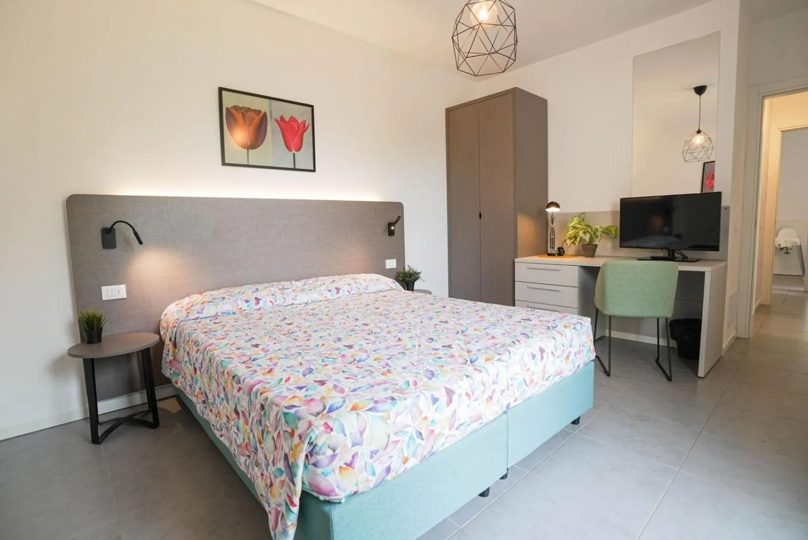 Bed in Sisan Family Resort