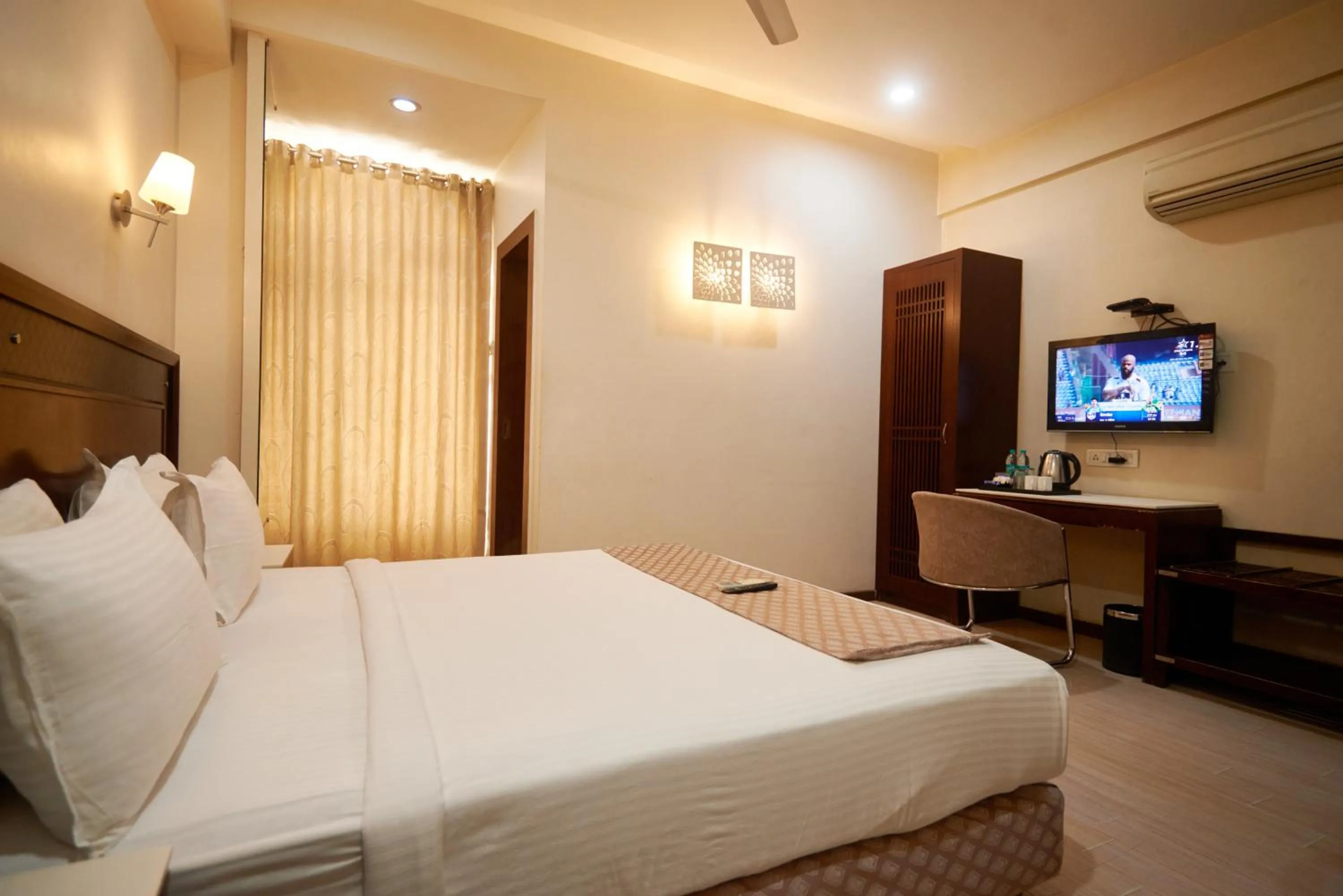 Photo of the whole room, Bed in Hotel Sai Mahal