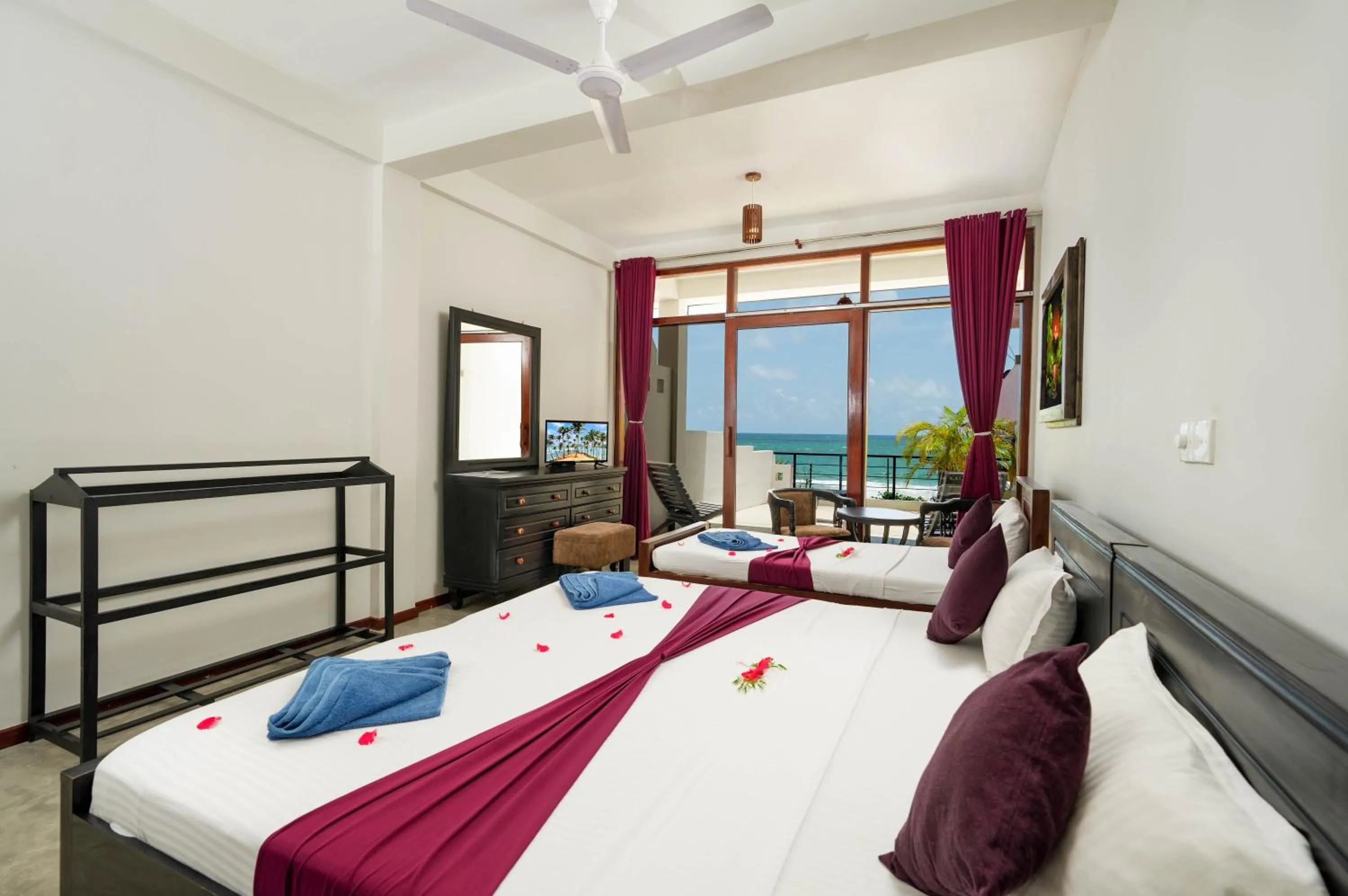 Bed in Hotel Silan Mo