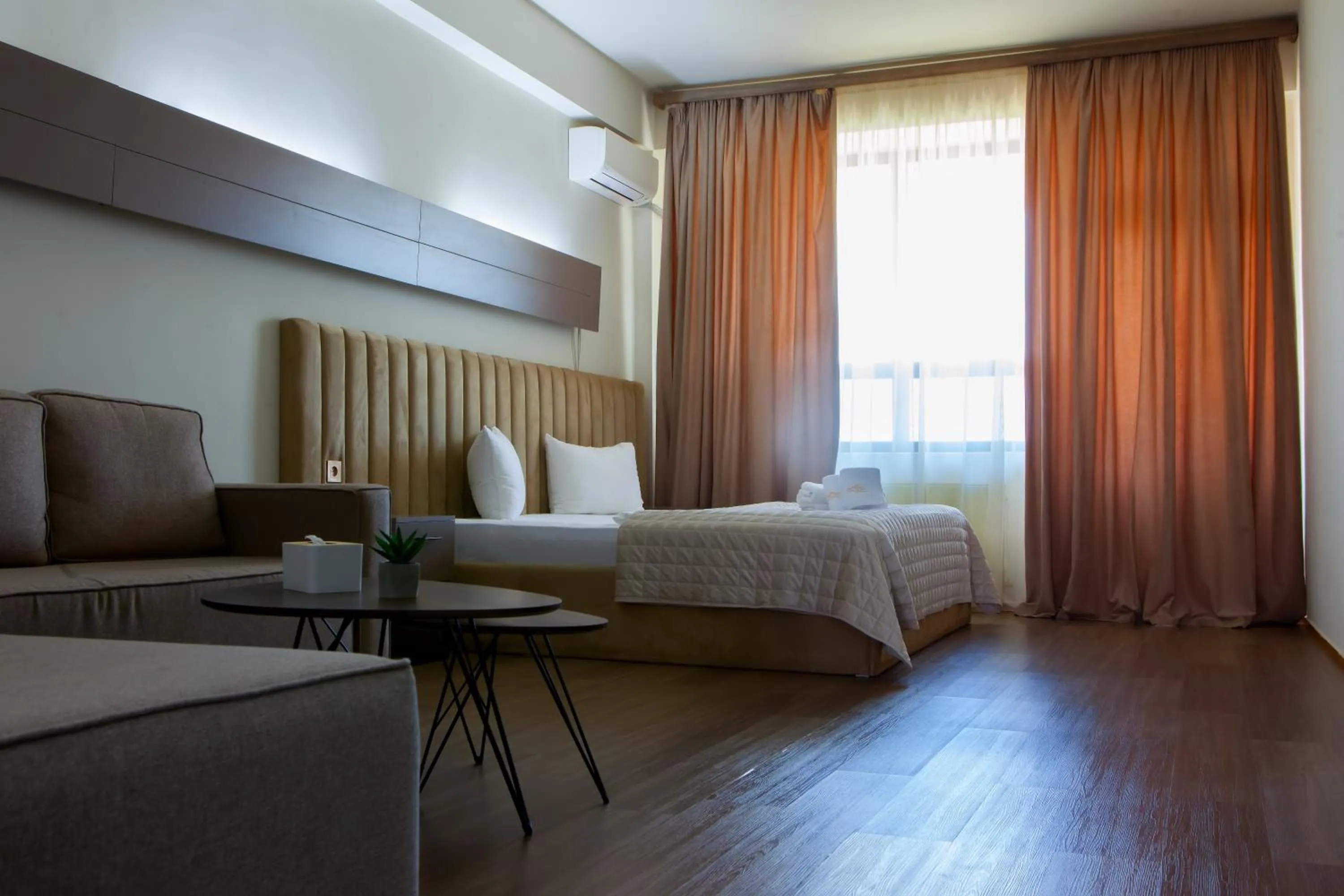 Photo of the whole room, Bed in Cross Resort Hotel