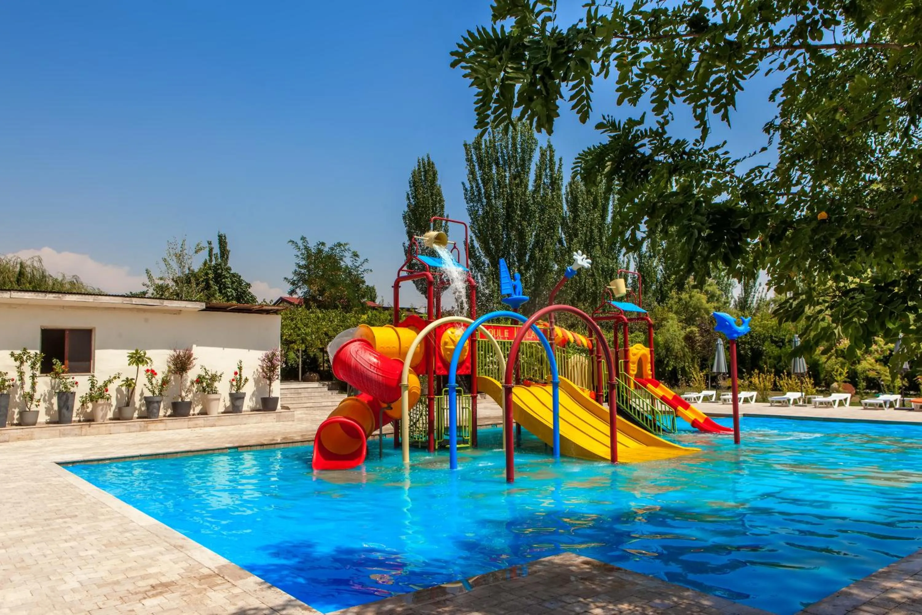 Aqua park in Cross Resort Hotel