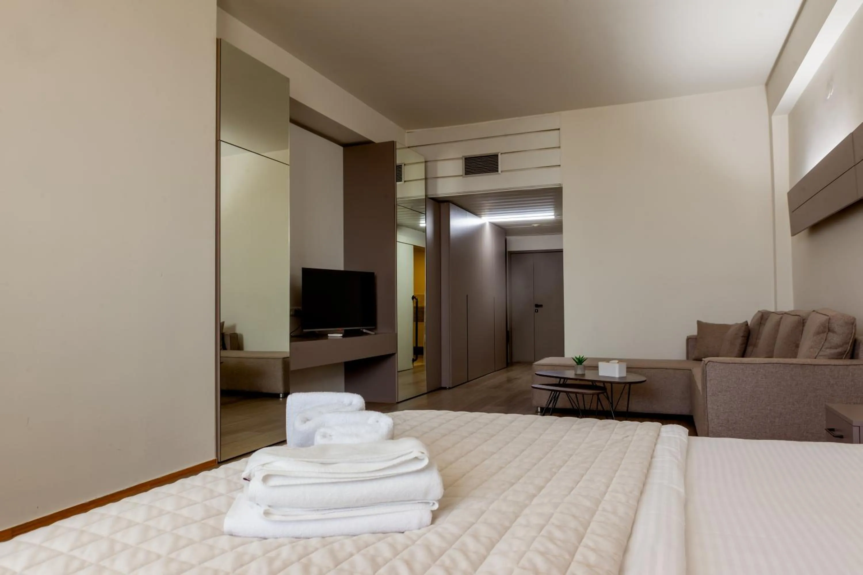 Photo of the whole room, Bed in Cross Resort Hotel