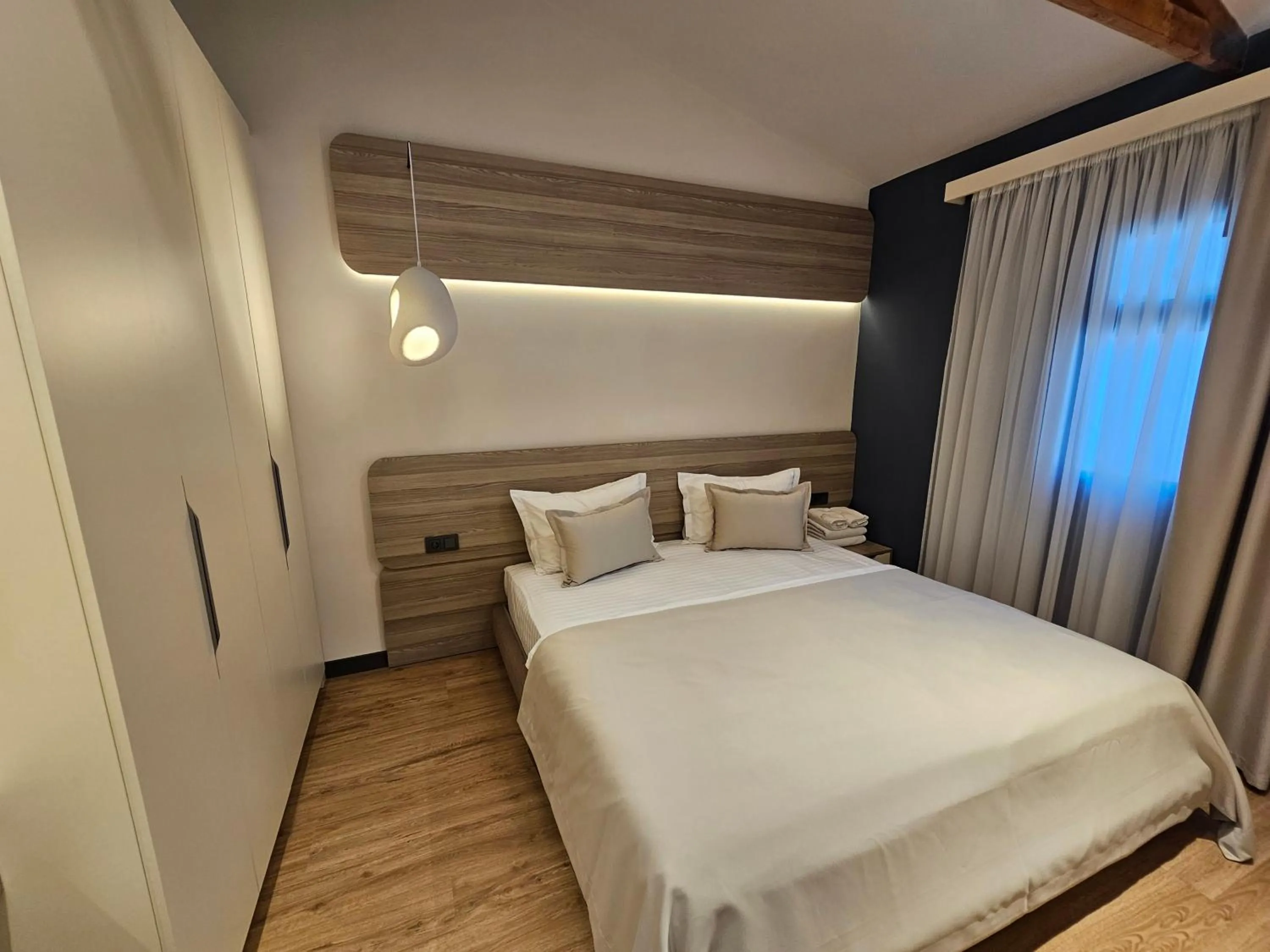 Bed in Cross Resort Hotel