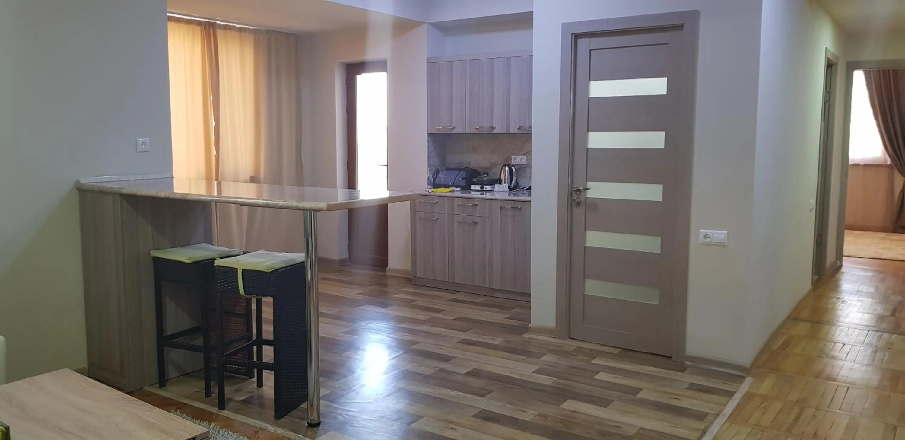 Kitchen or kitchenette in Cross Resort Hotel