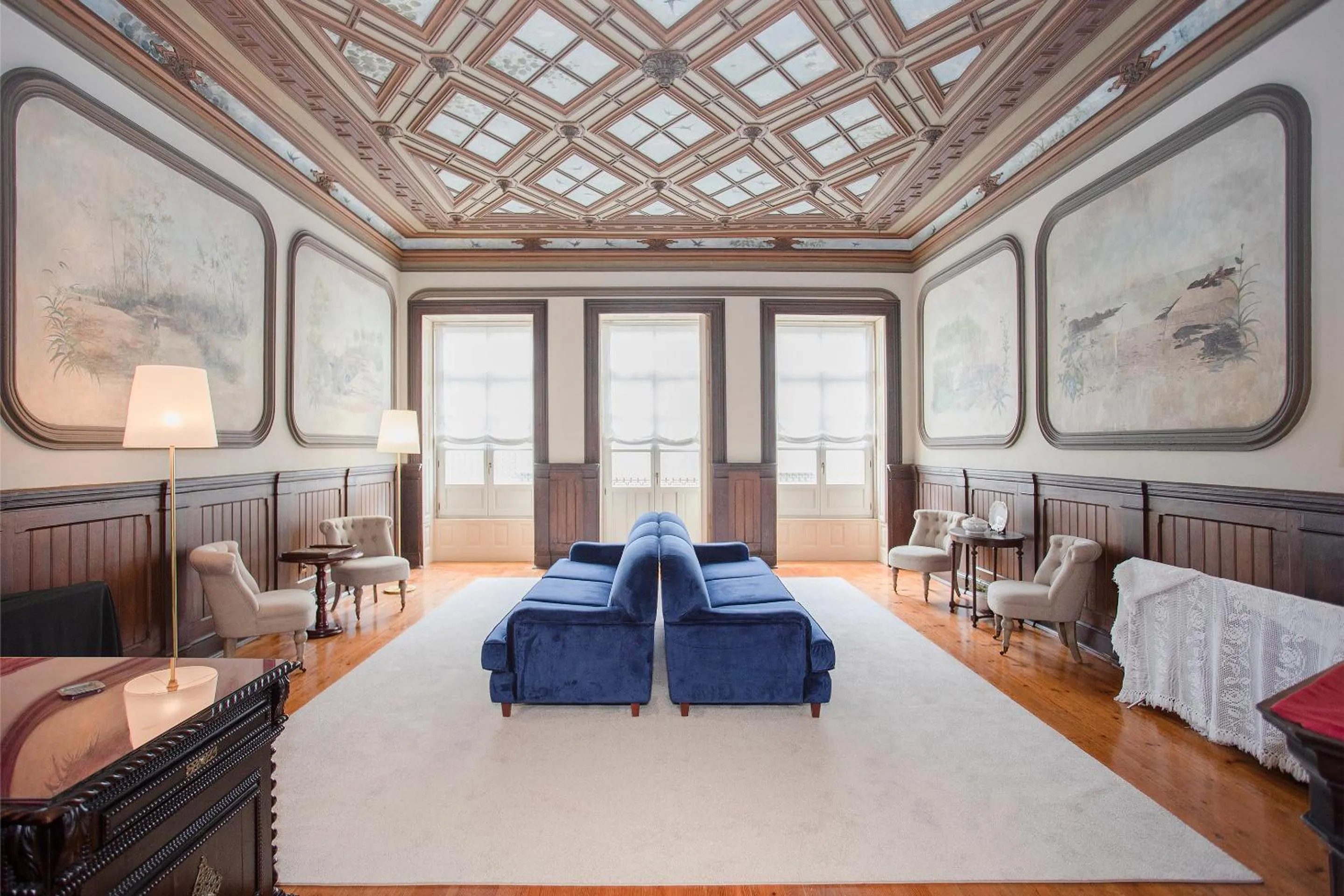 Living room, Bed in Palace Museum & National Monument - Espaço Palmeiras