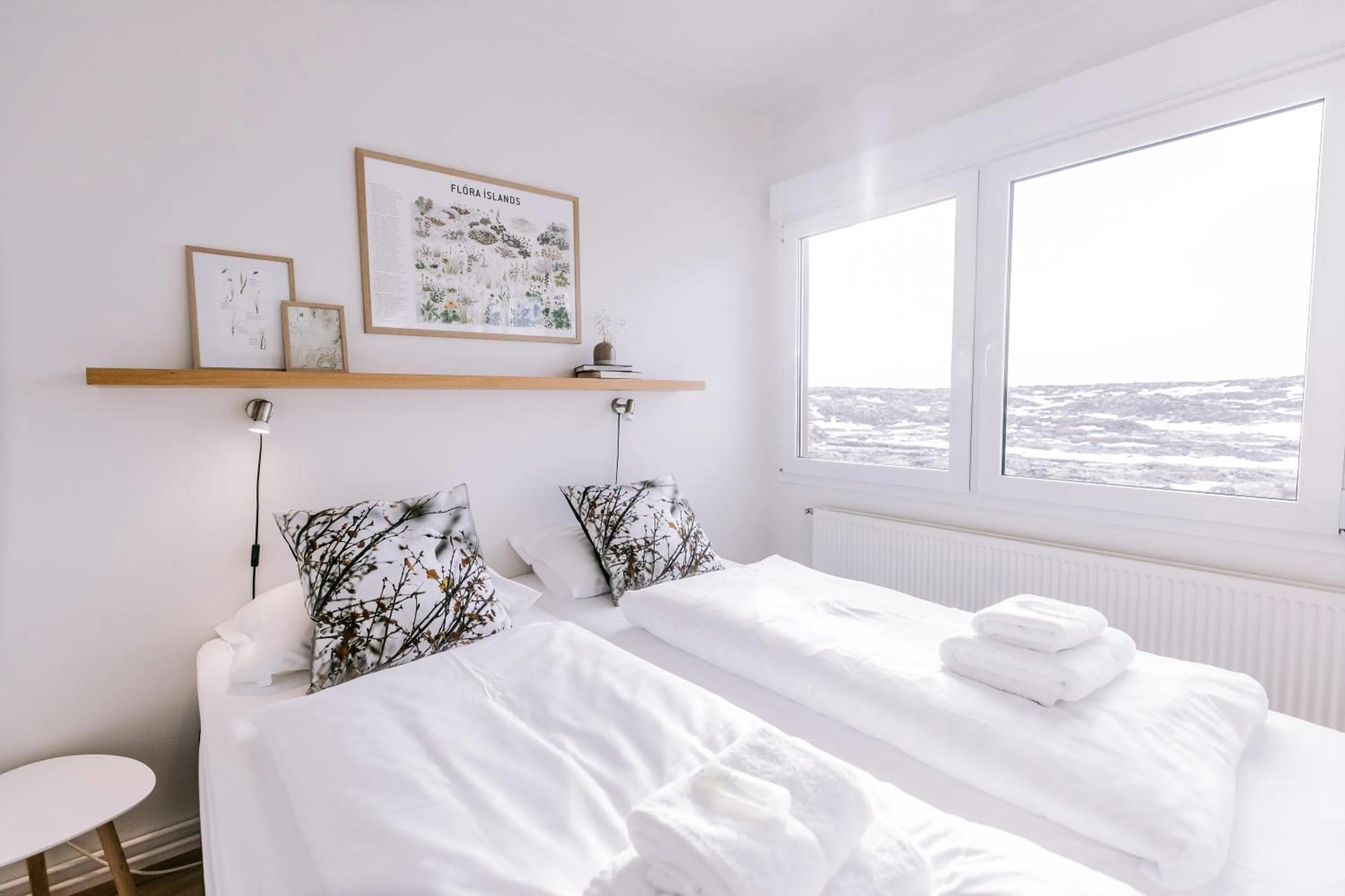 Bedroom, Bed in Hlid Bed and Breakfast