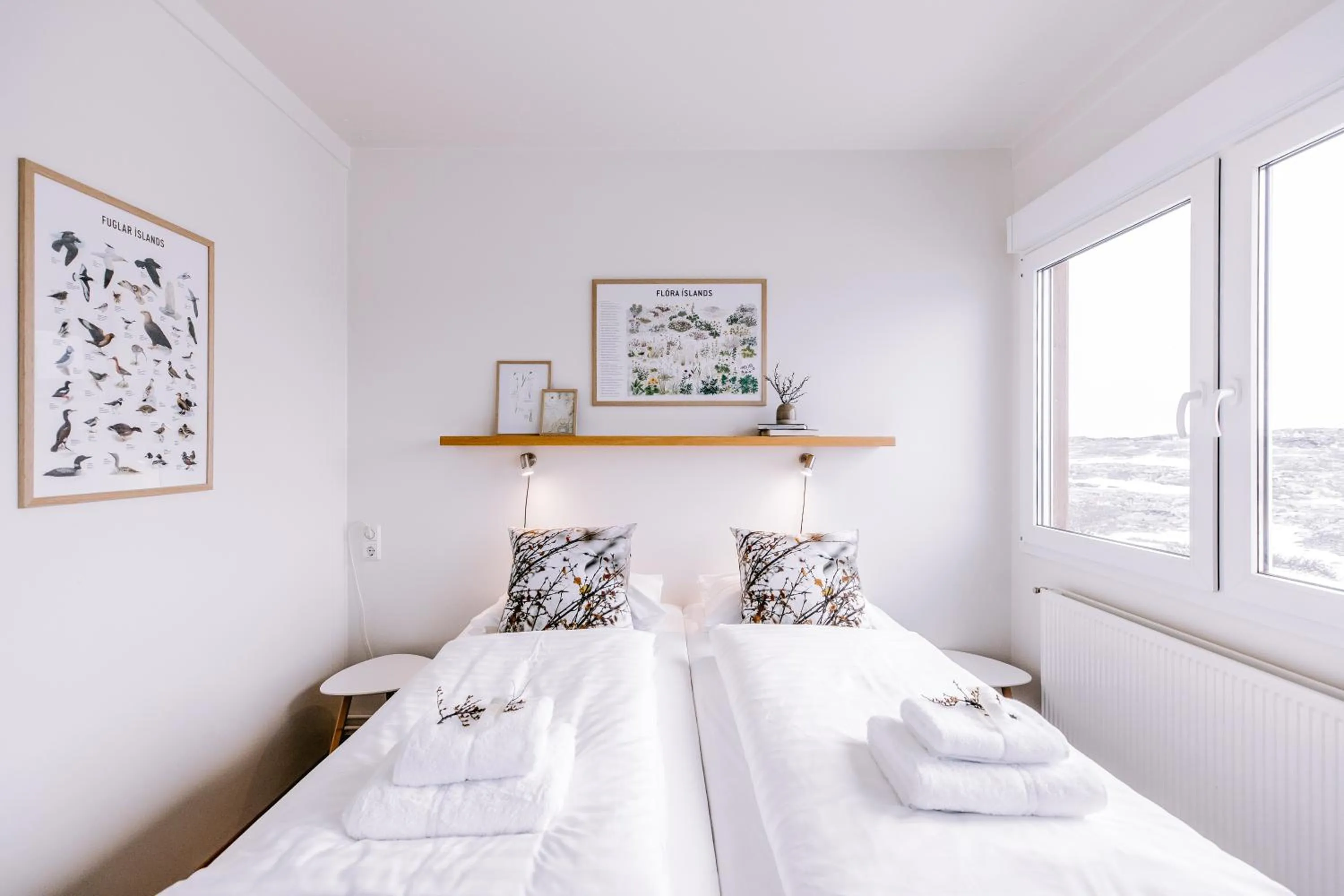 Bedroom, Bed in Hlid Bed and Breakfast