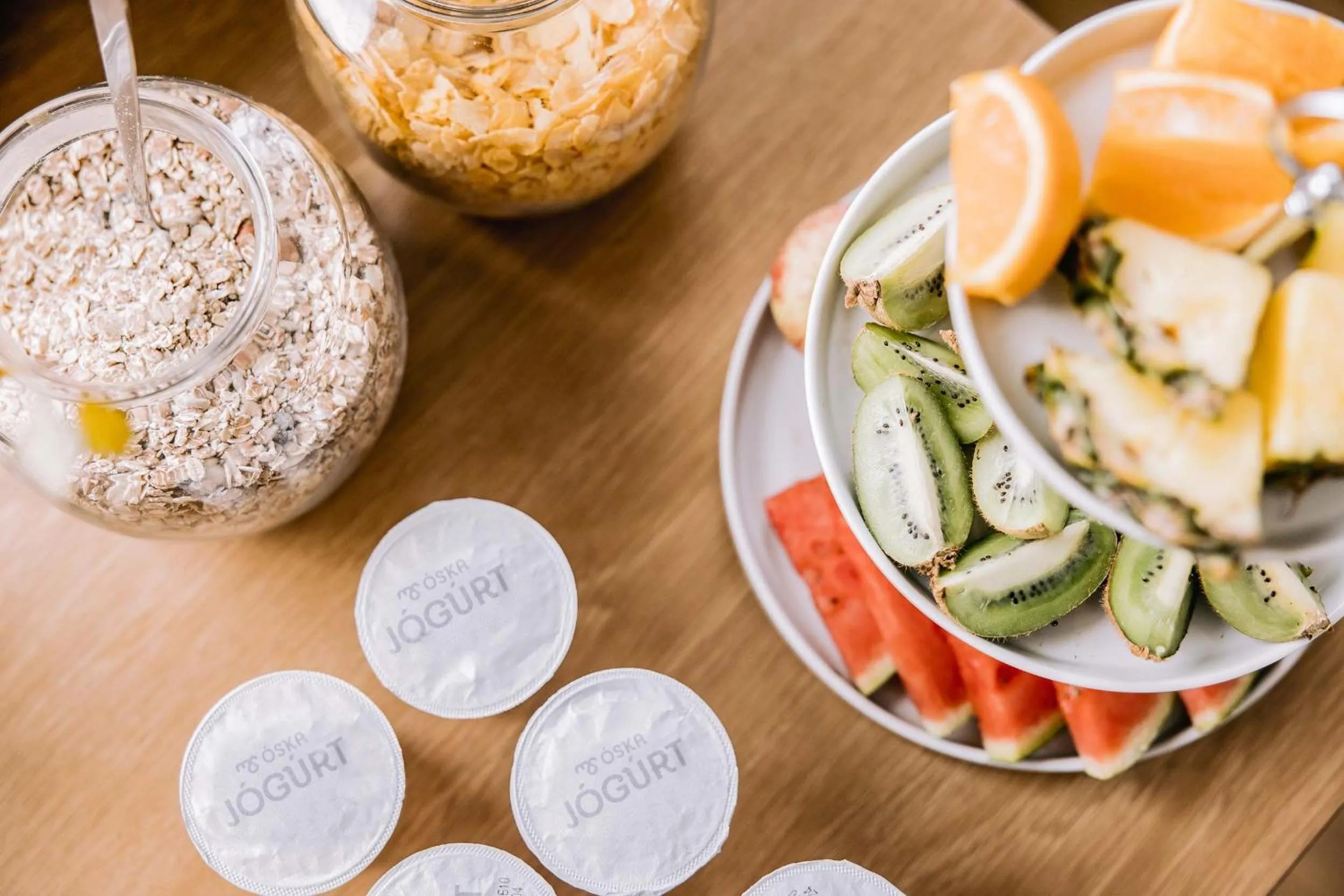 Buffet breakfast in Hlid Bed and Breakfast