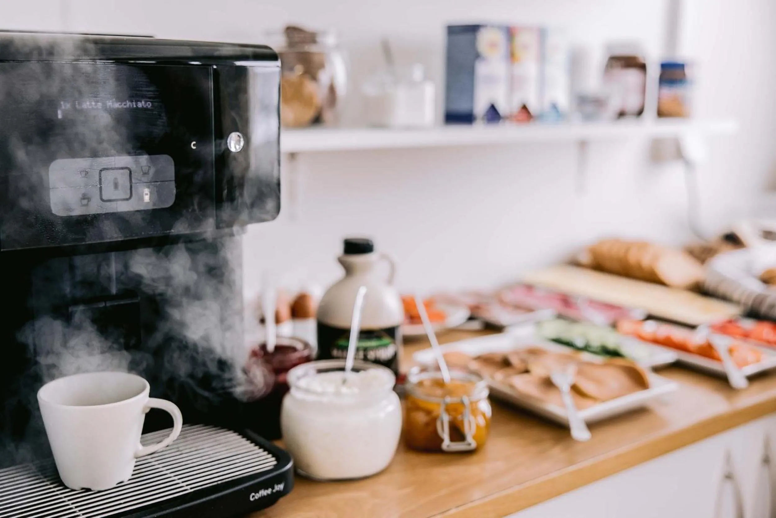 Buffet breakfast in Hlid Bed and Breakfast