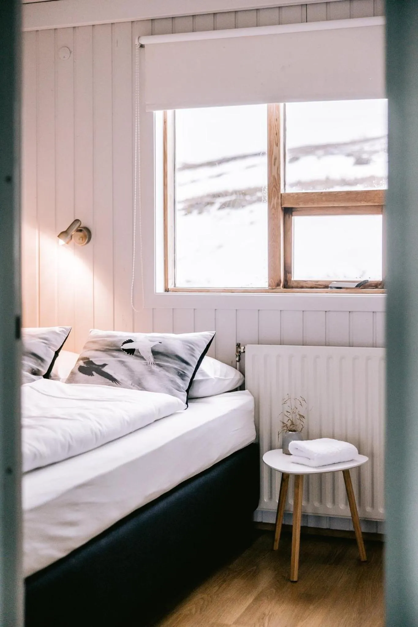 Bedroom, Bed in Hlid Cottages