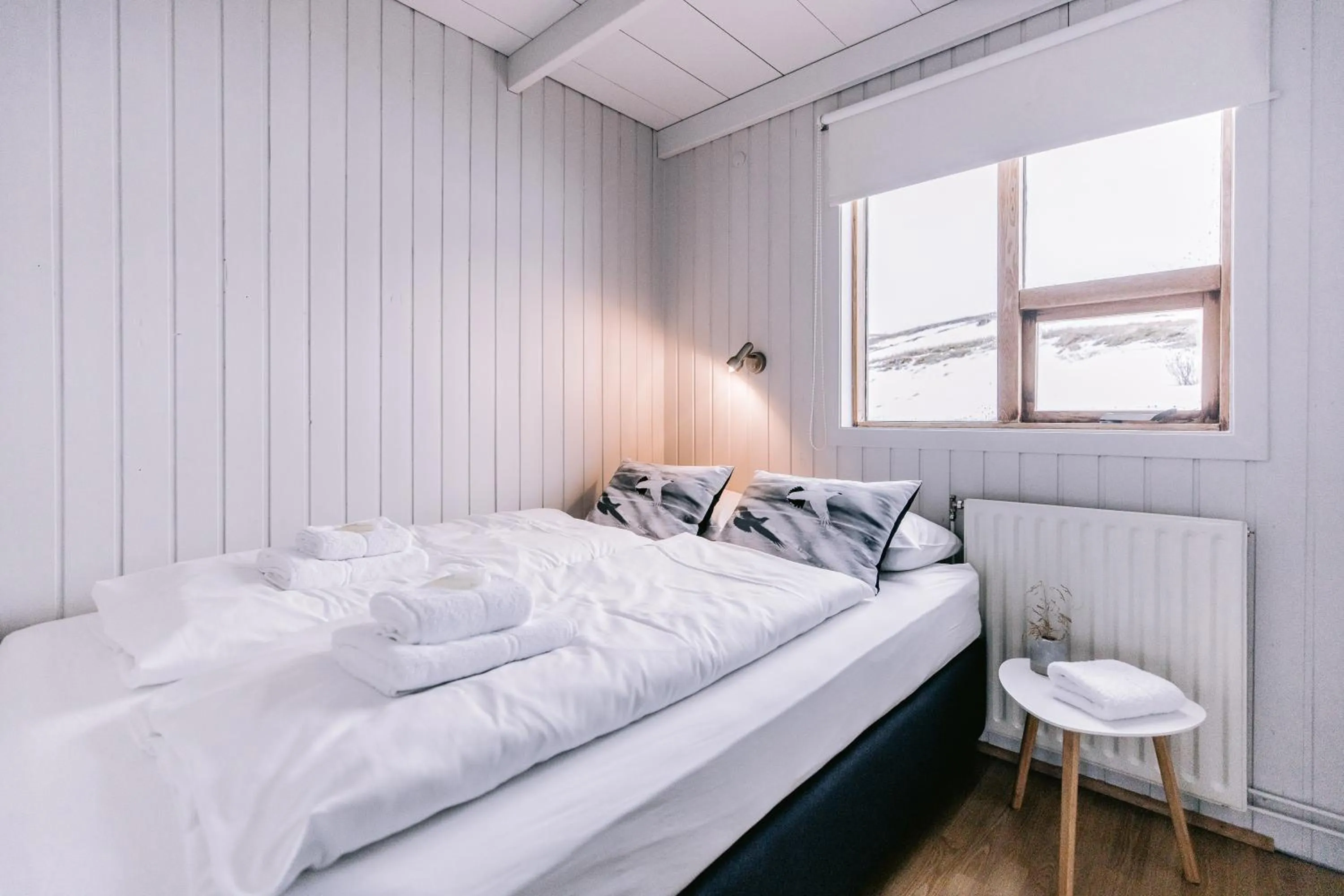 Bedroom, Bed in Hlid Cottages