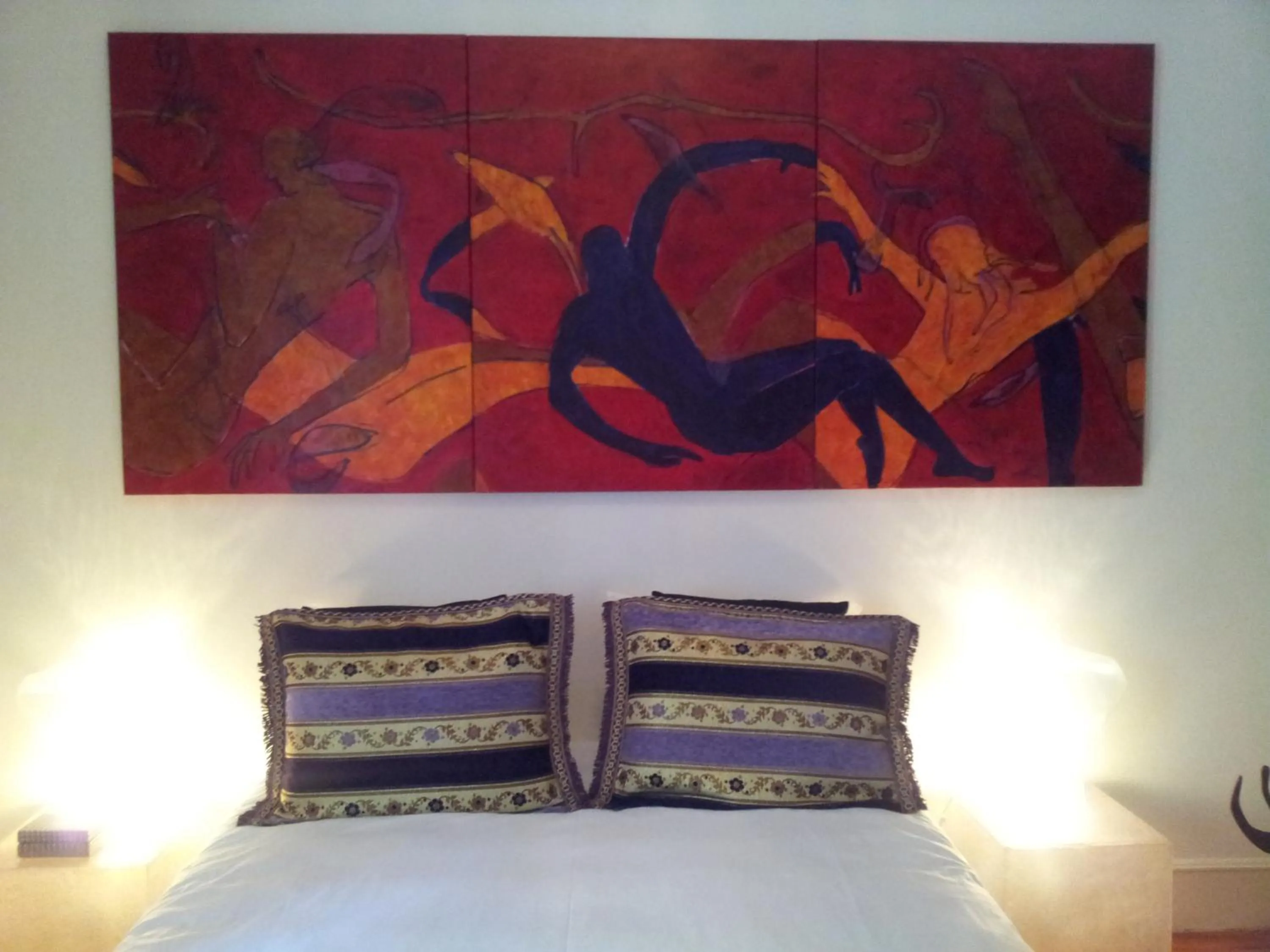 Bedroom, Bed in Whatever Art B&B