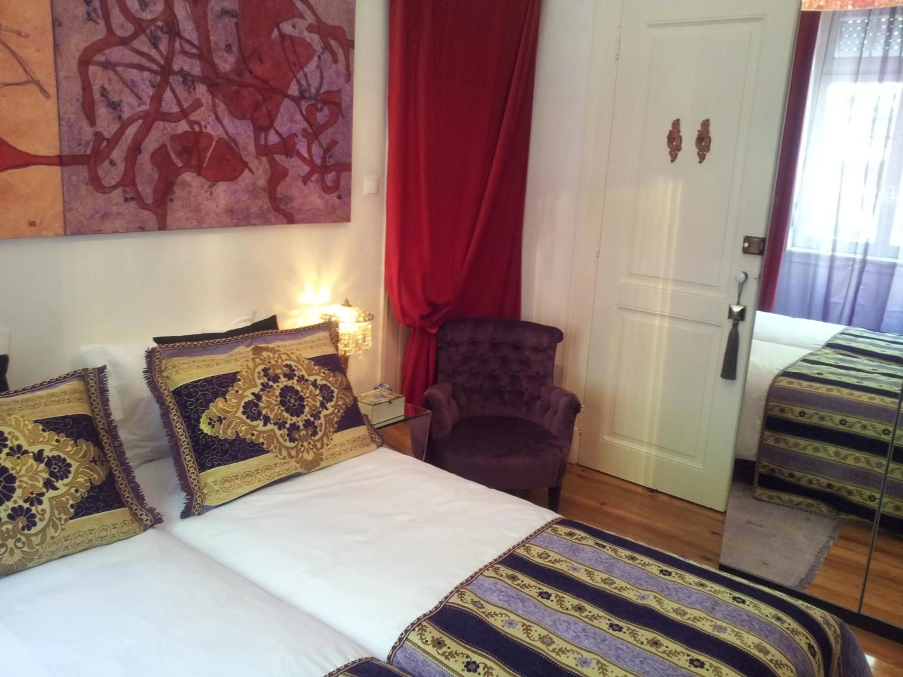 Bedroom, Bed in Whatever Art B&B