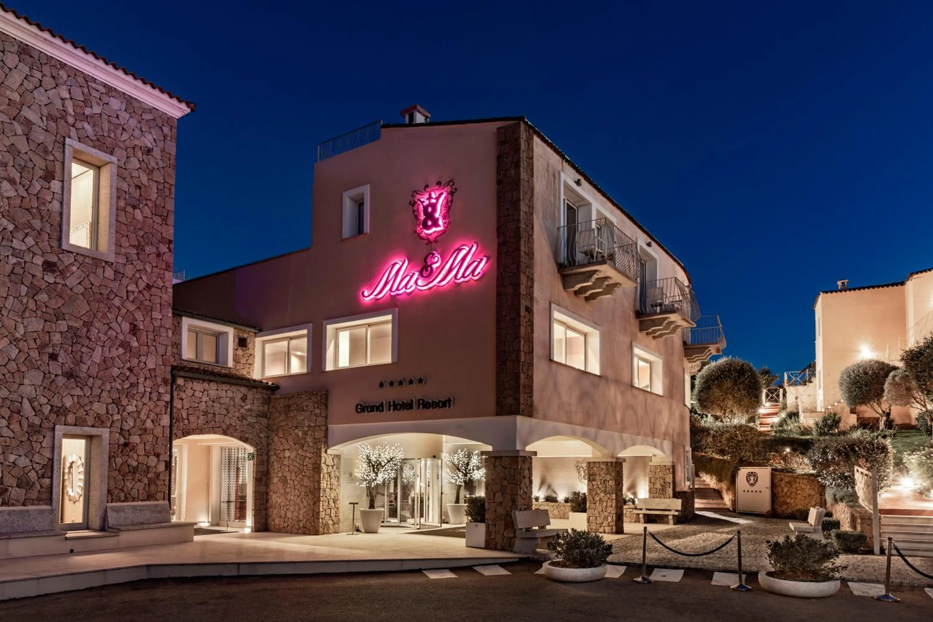 Facade/entrance in Grand Hotel Resort&SPA Ma&Ma - Adults Only