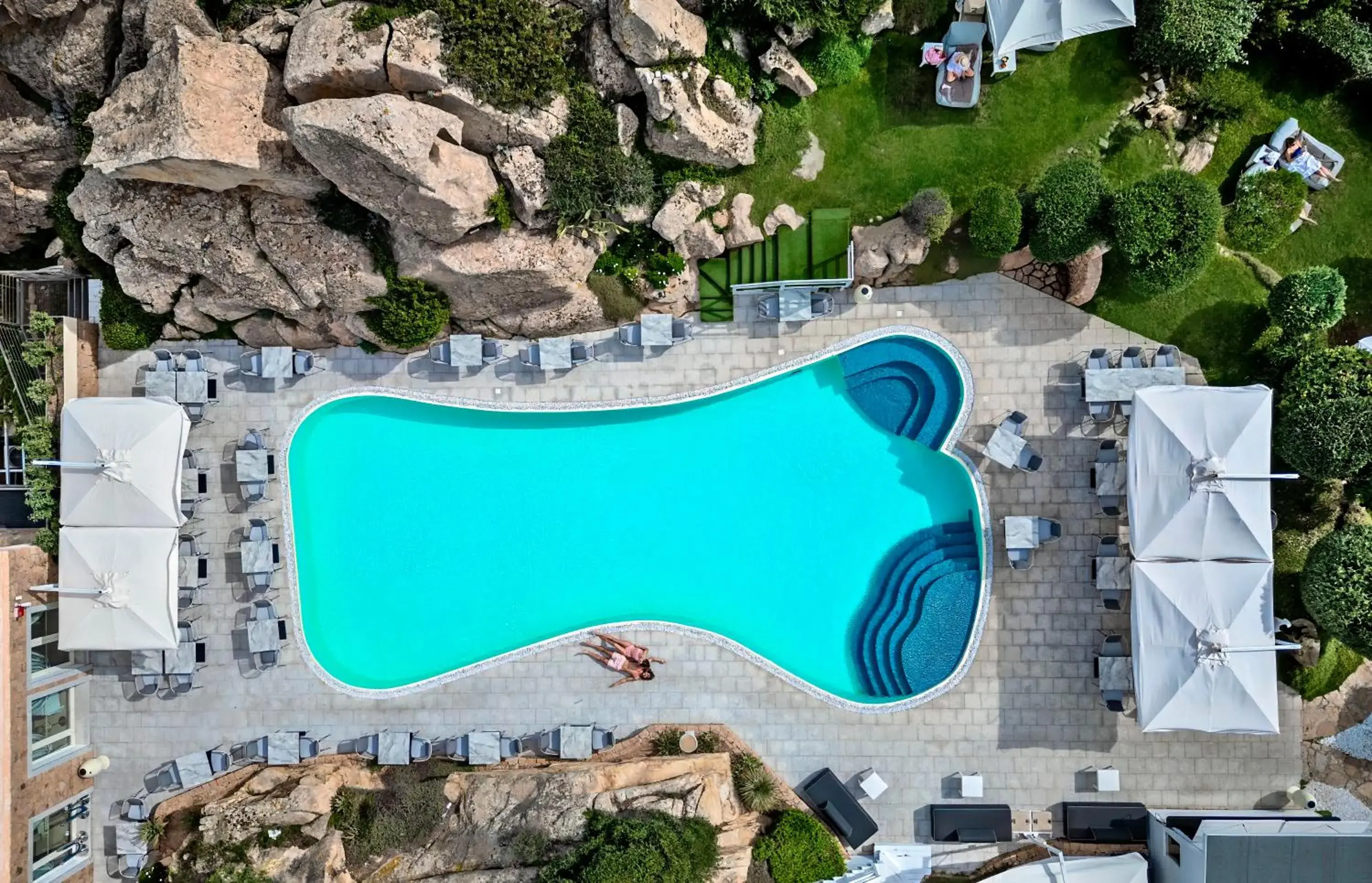 Pool view in Grand Hotel Resort&SPA Ma&Ma - Adults Only Pool view in Grand Hotel Resort&SPA Ma&Ma - Adults Only