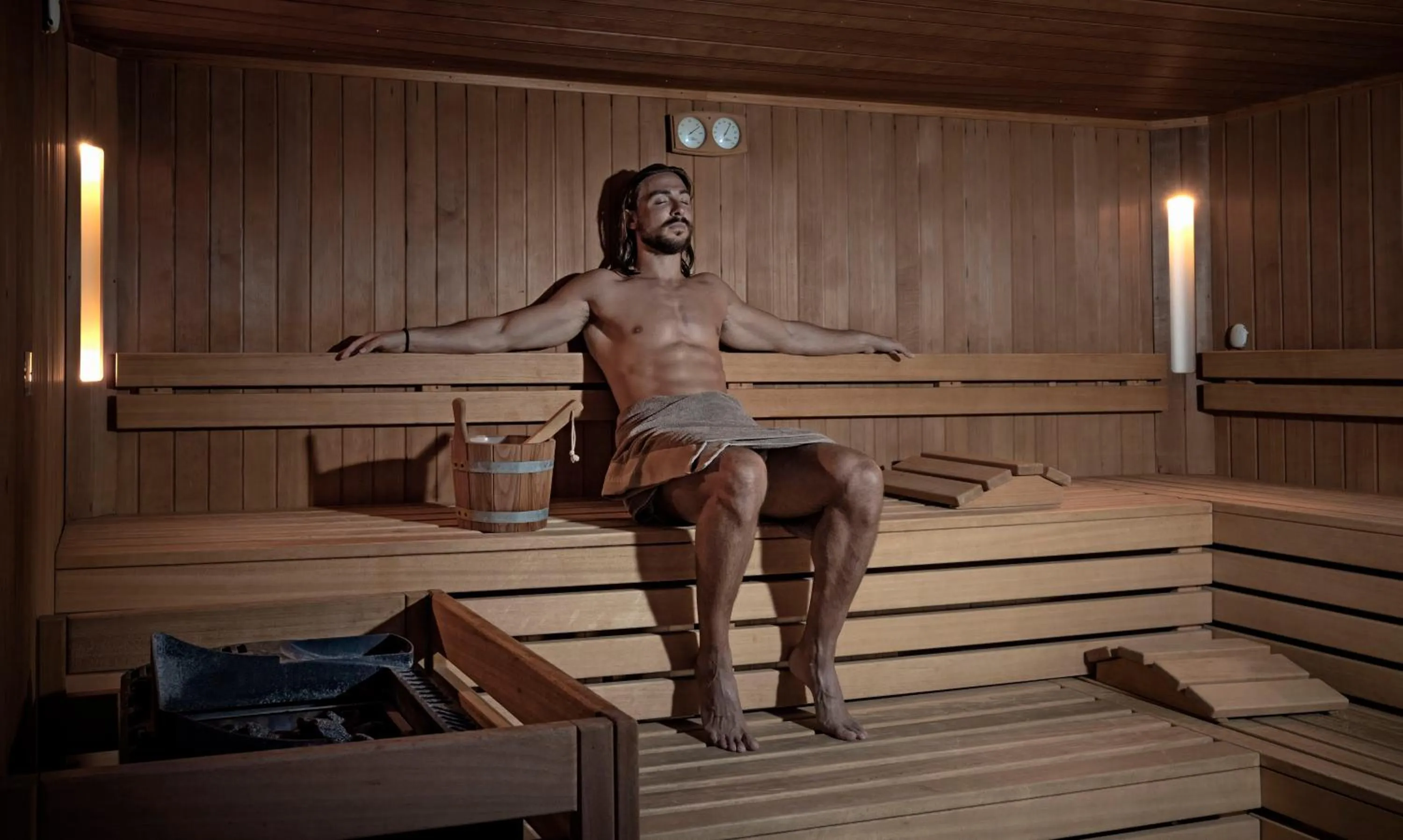 Sauna in Grand Hotel Resort&SPA Ma&Ma - Adults Only