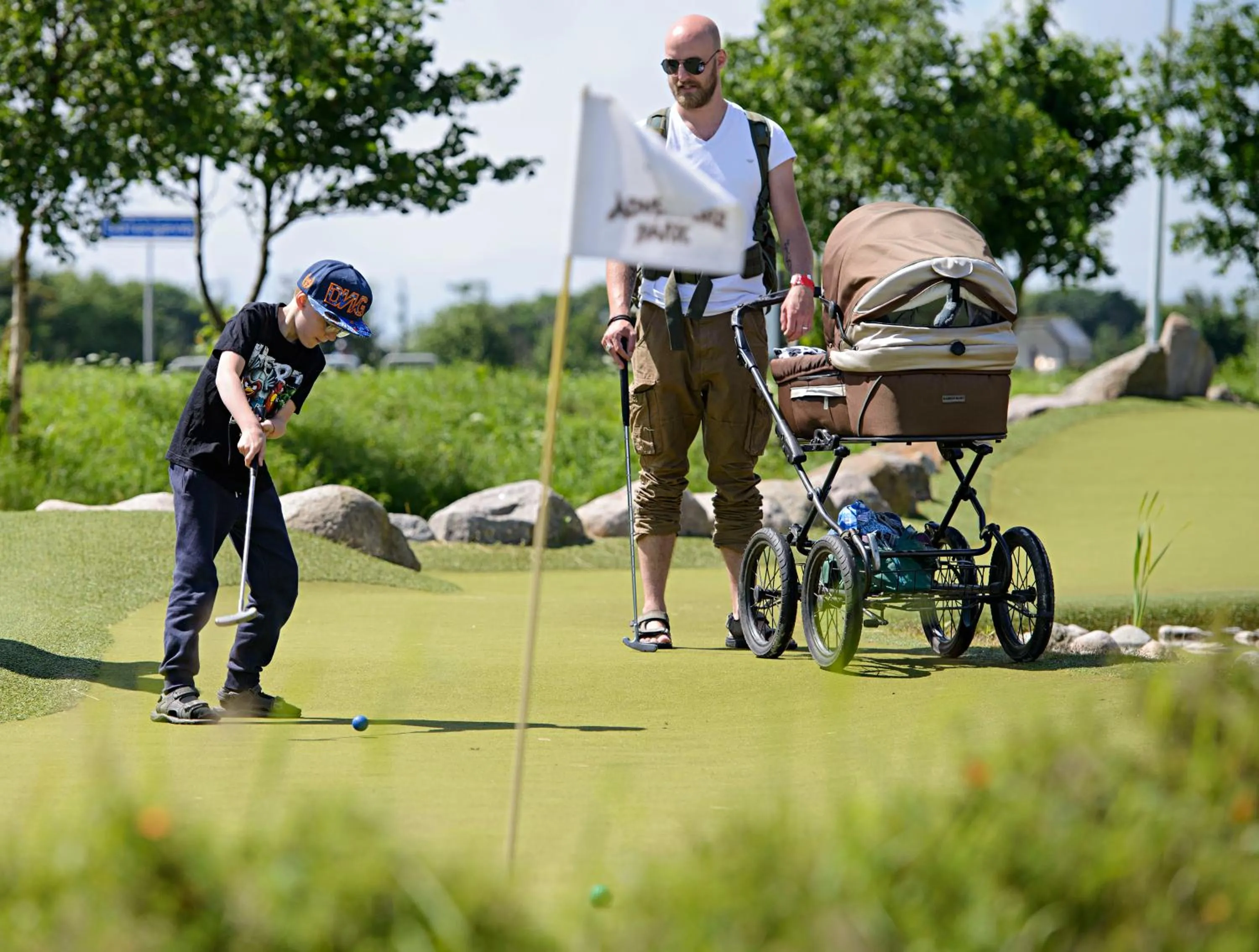Minigolf in Adventure Park Apartments