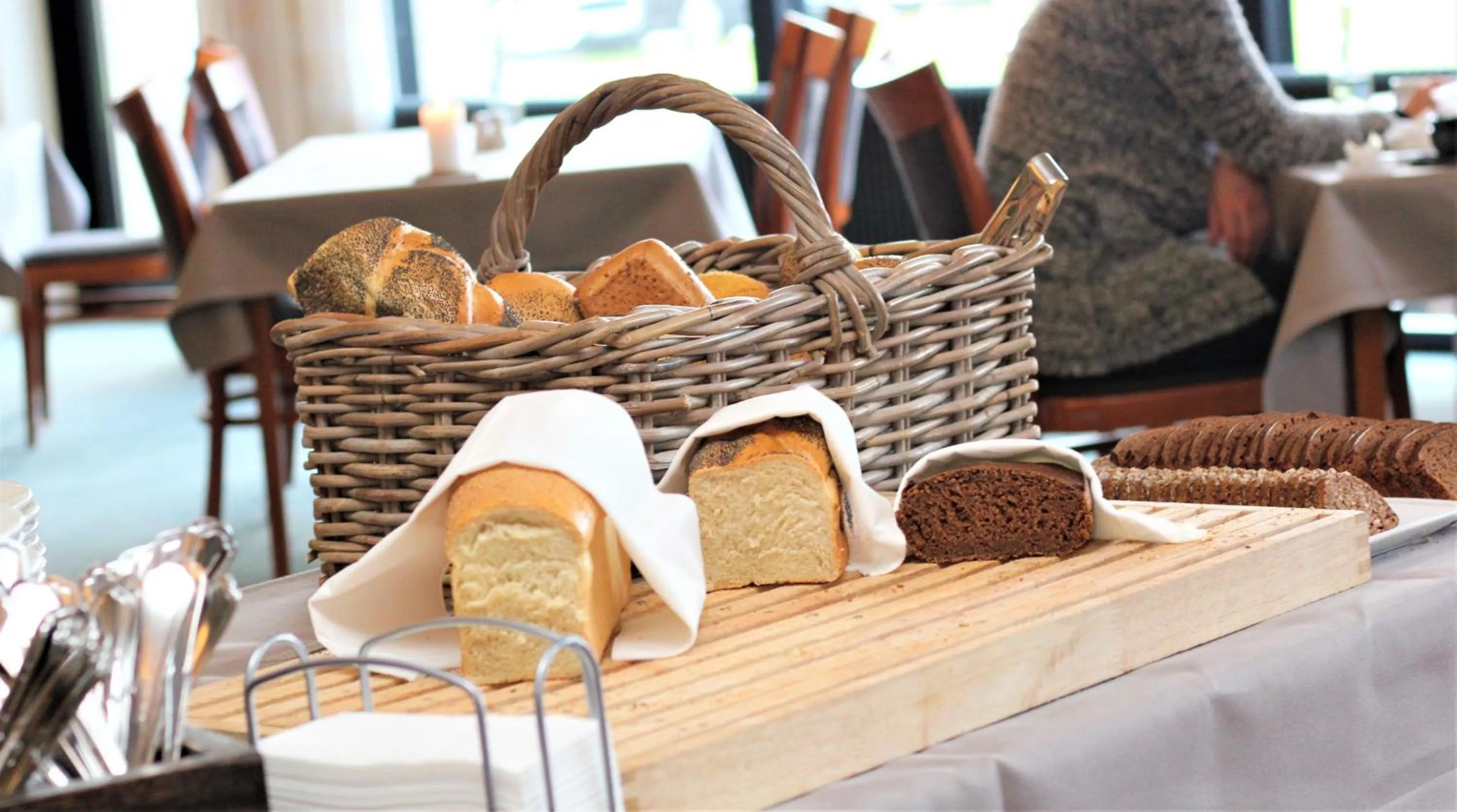 Buffet breakfast in Adventure Park Apartments