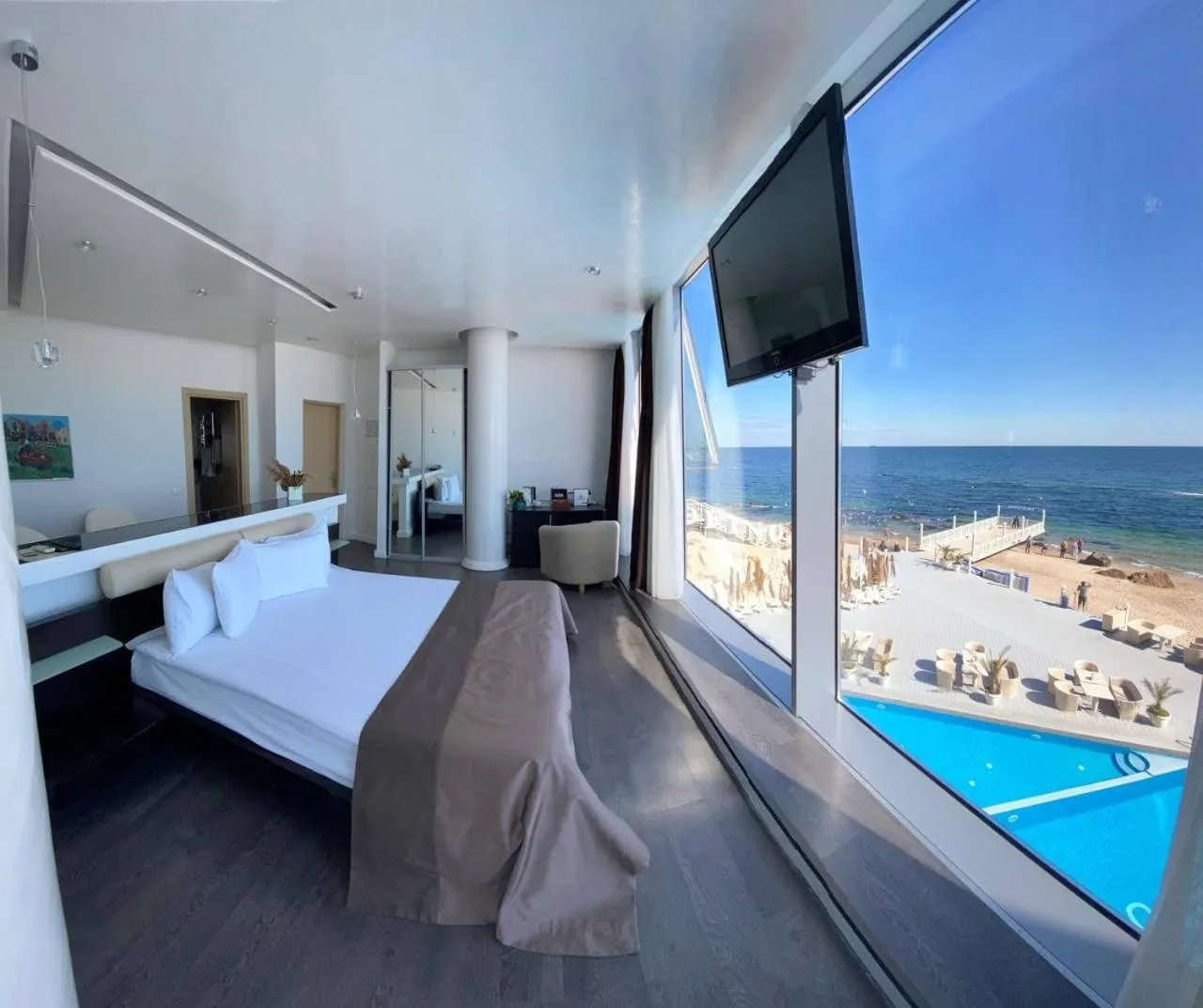 Sea view, Bed in Boutique Hotel Portofino