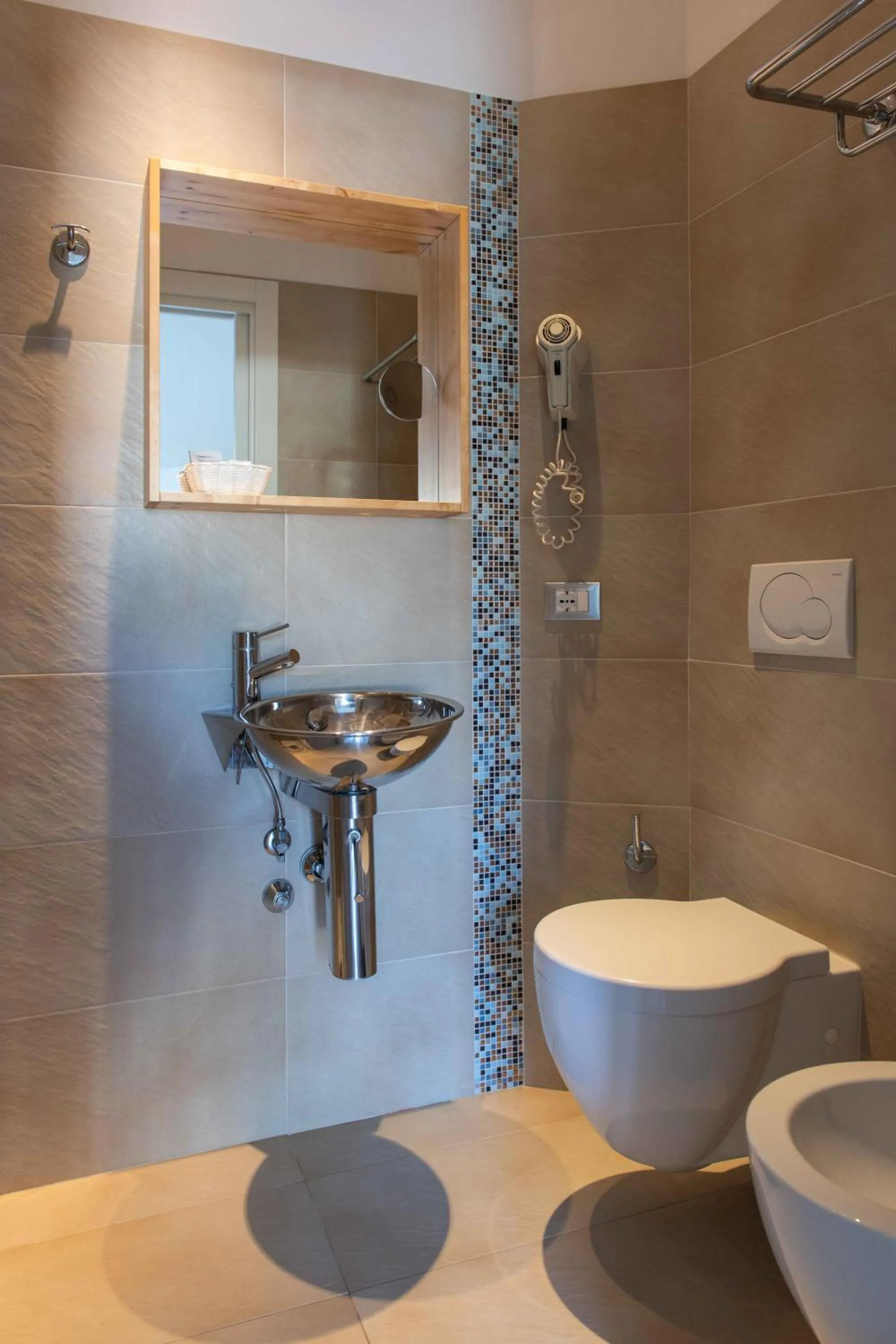 Toilet in Hotel Smart Cervia B&B