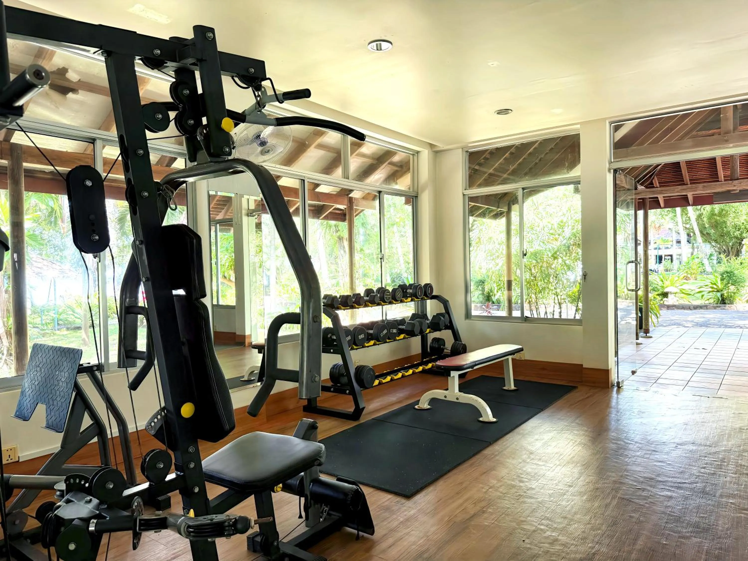 Fitness centre/facilities in Nataya Round House Coral Bay Resort