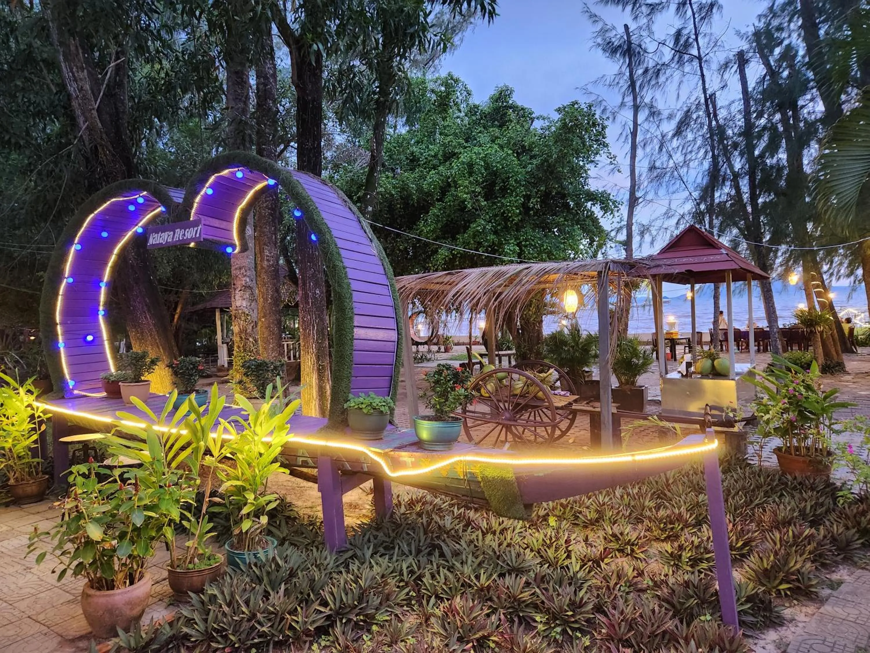 Natural landscape in Nataya Round House Coral Bay Resort