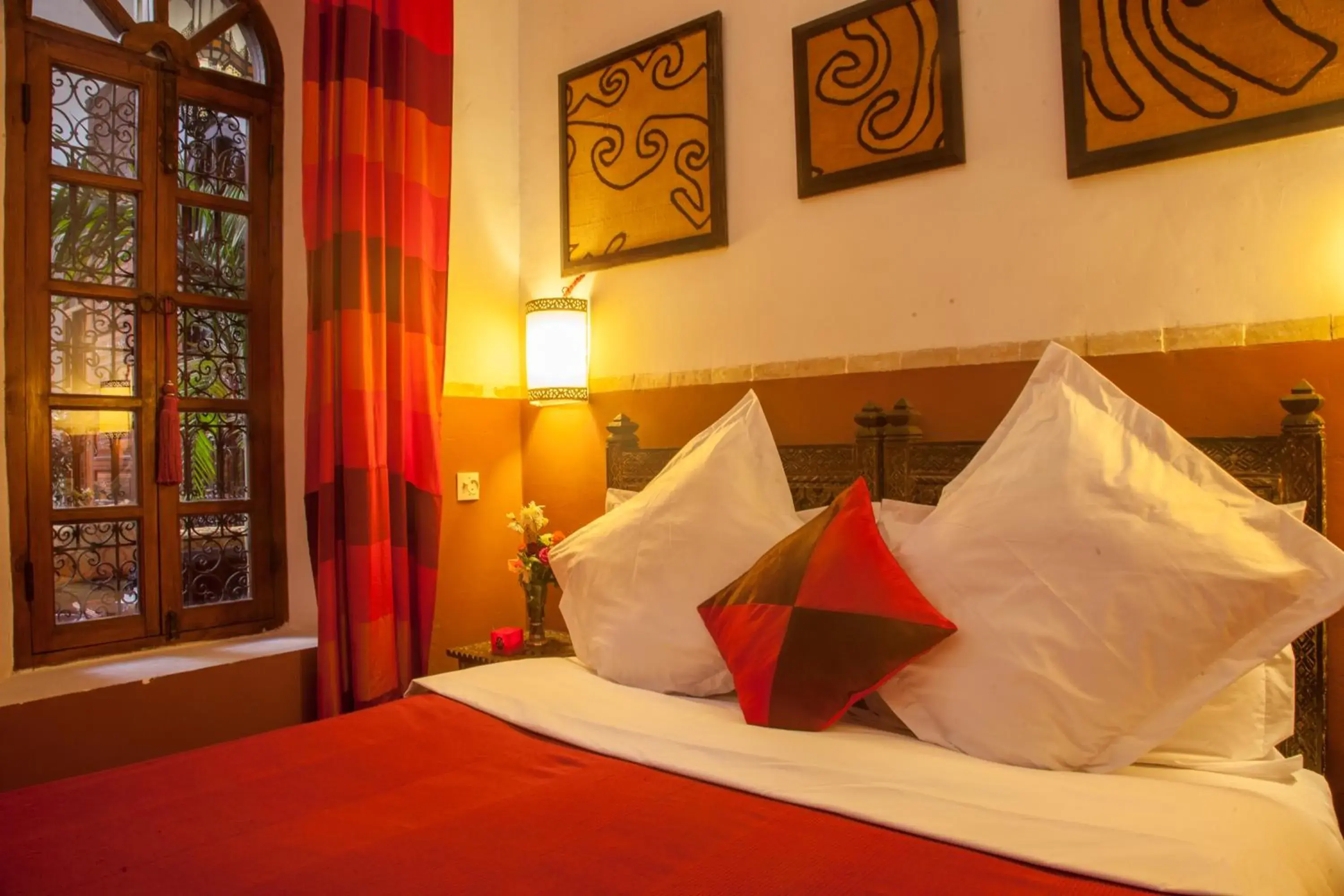 Bed in Riad Sable Chaud Bed in Riad Sable Chaud