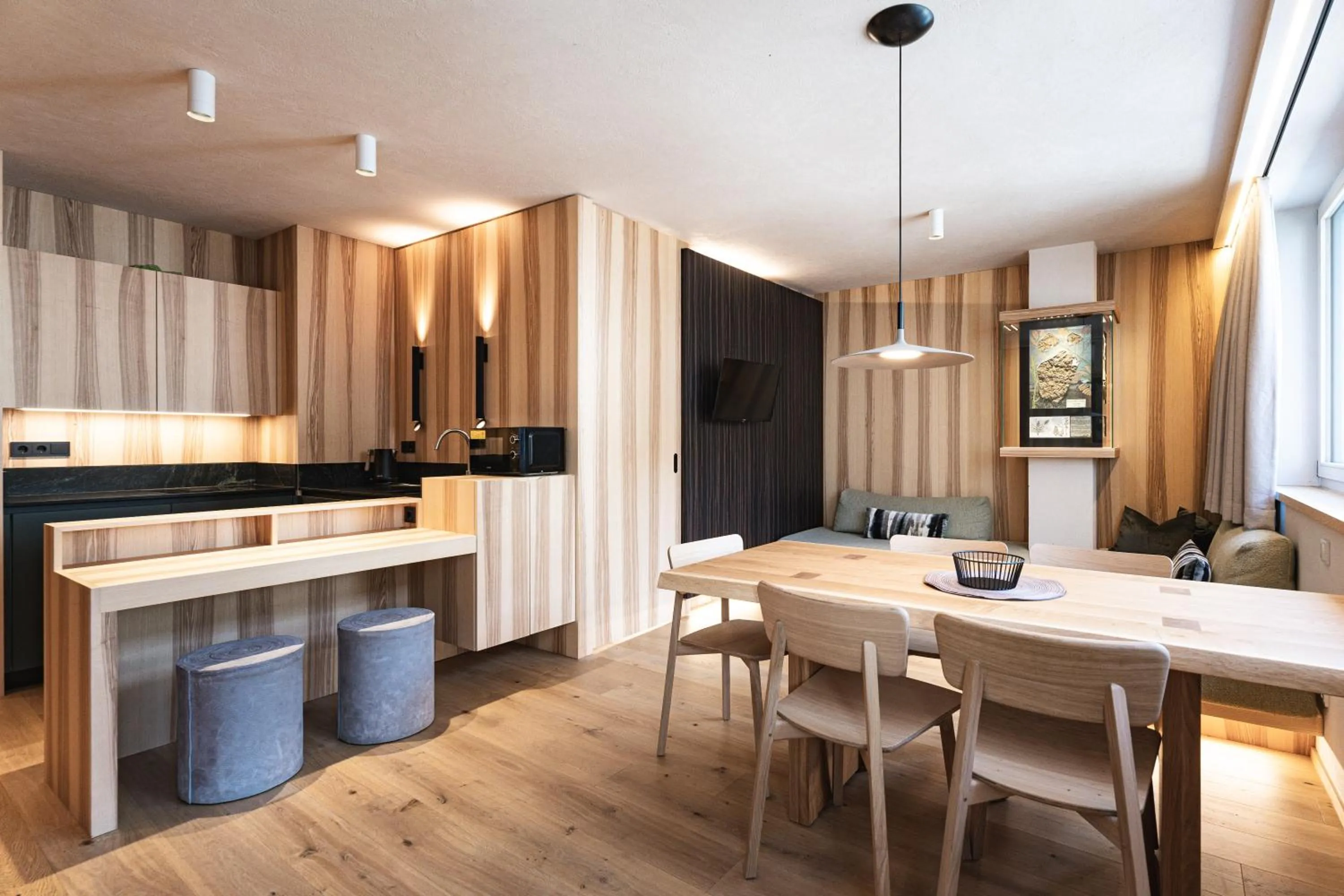 Dining area in Wachtler Dolomite Apartments
