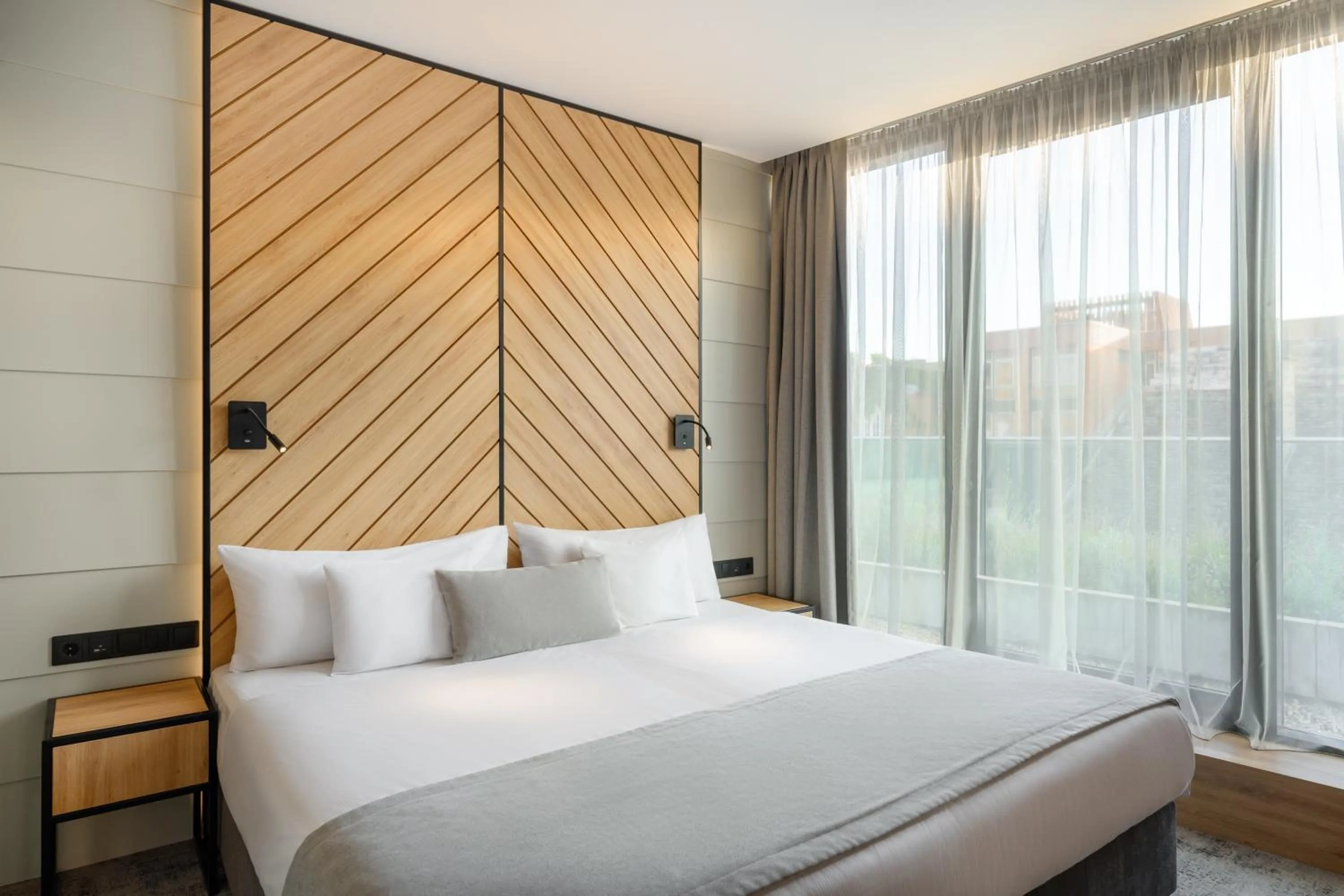 Bedroom, Bed in Art Hotel Szeged