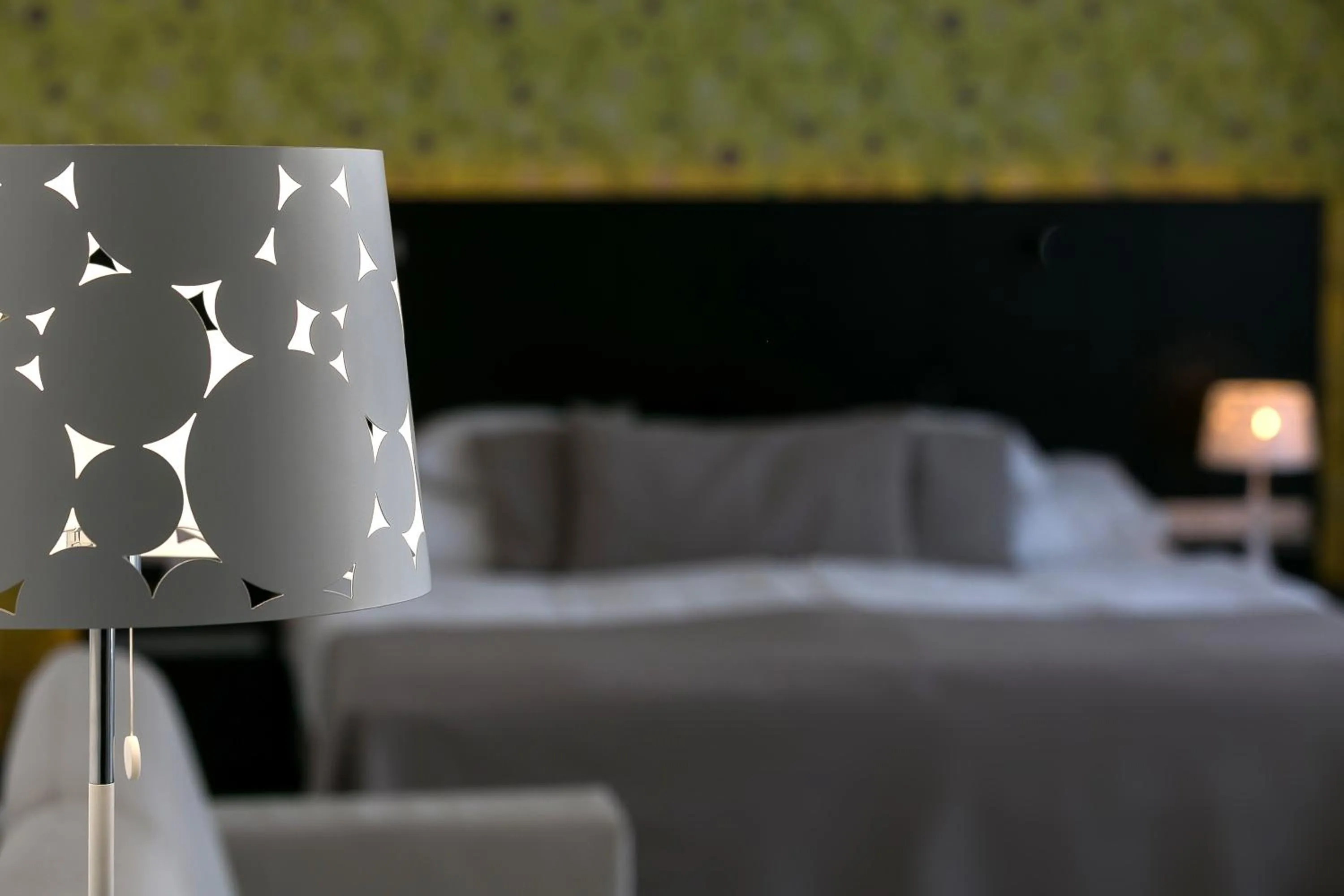 Decorative detail, Bed in Art Hotel Szeged