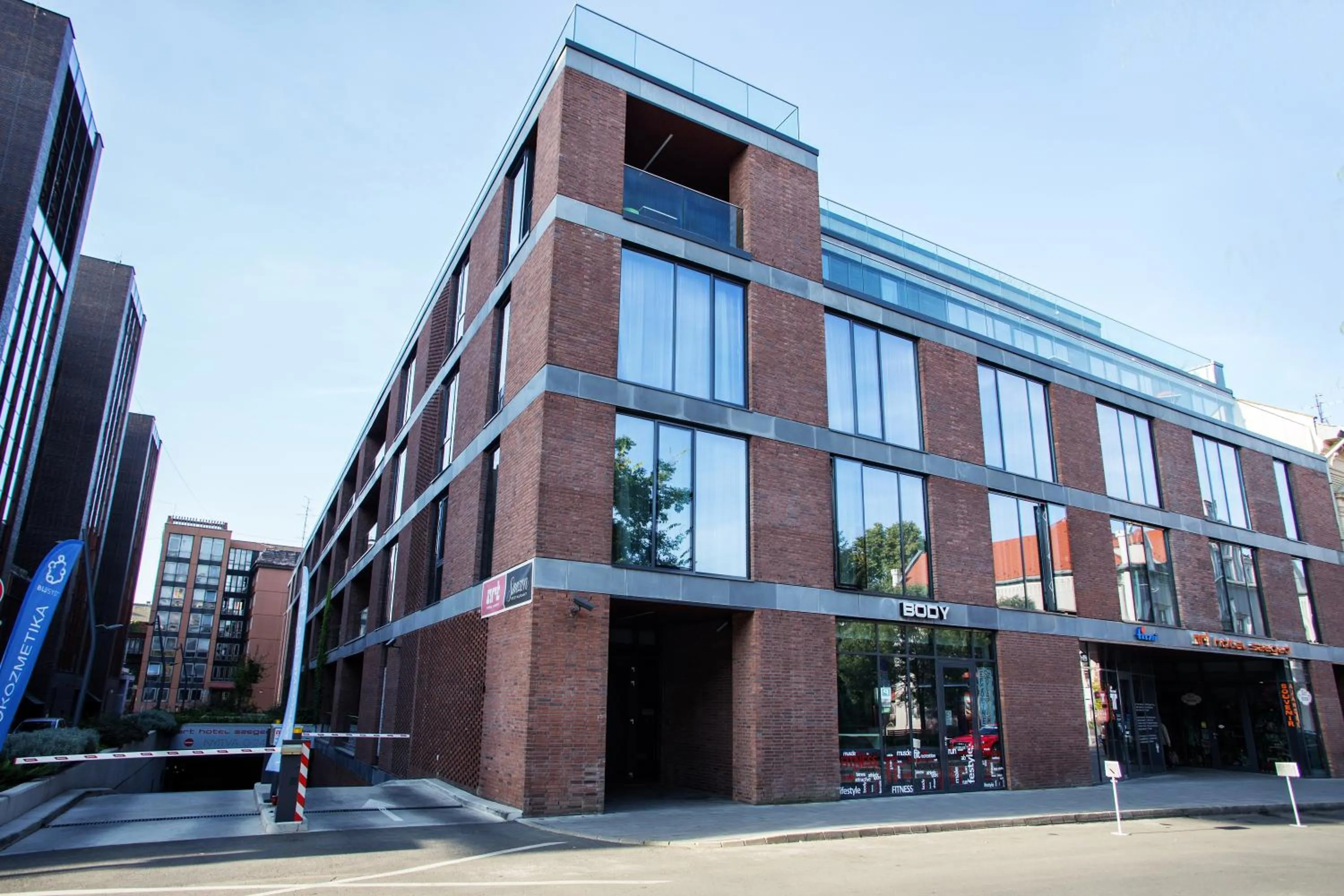 Area and facilities in Art Hotel Szeged